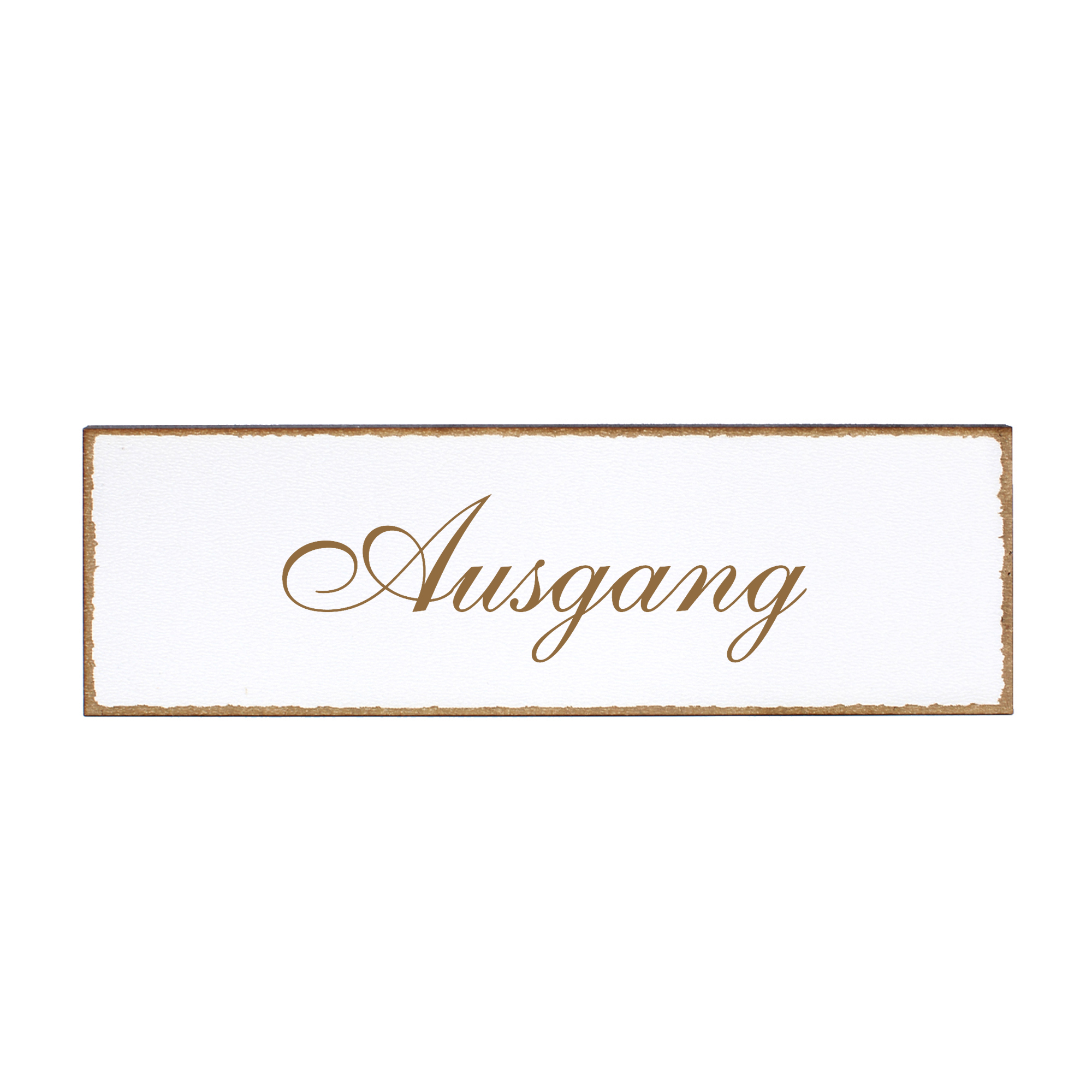 Deko Türschild - Ausgang - Schild 150 x 50 mm - Schilder Türschilder