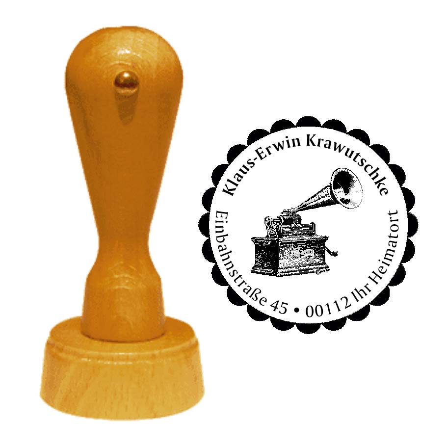 Adressenstempel « PHONOGRAPH »