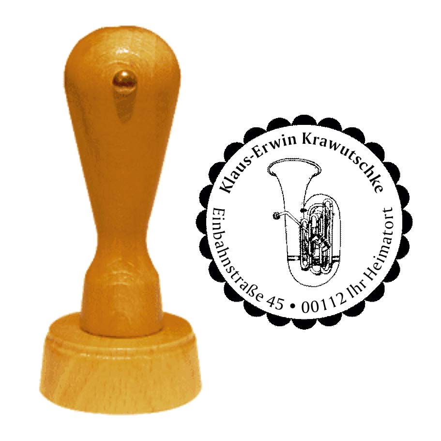 Adressenstempel « TUBA »