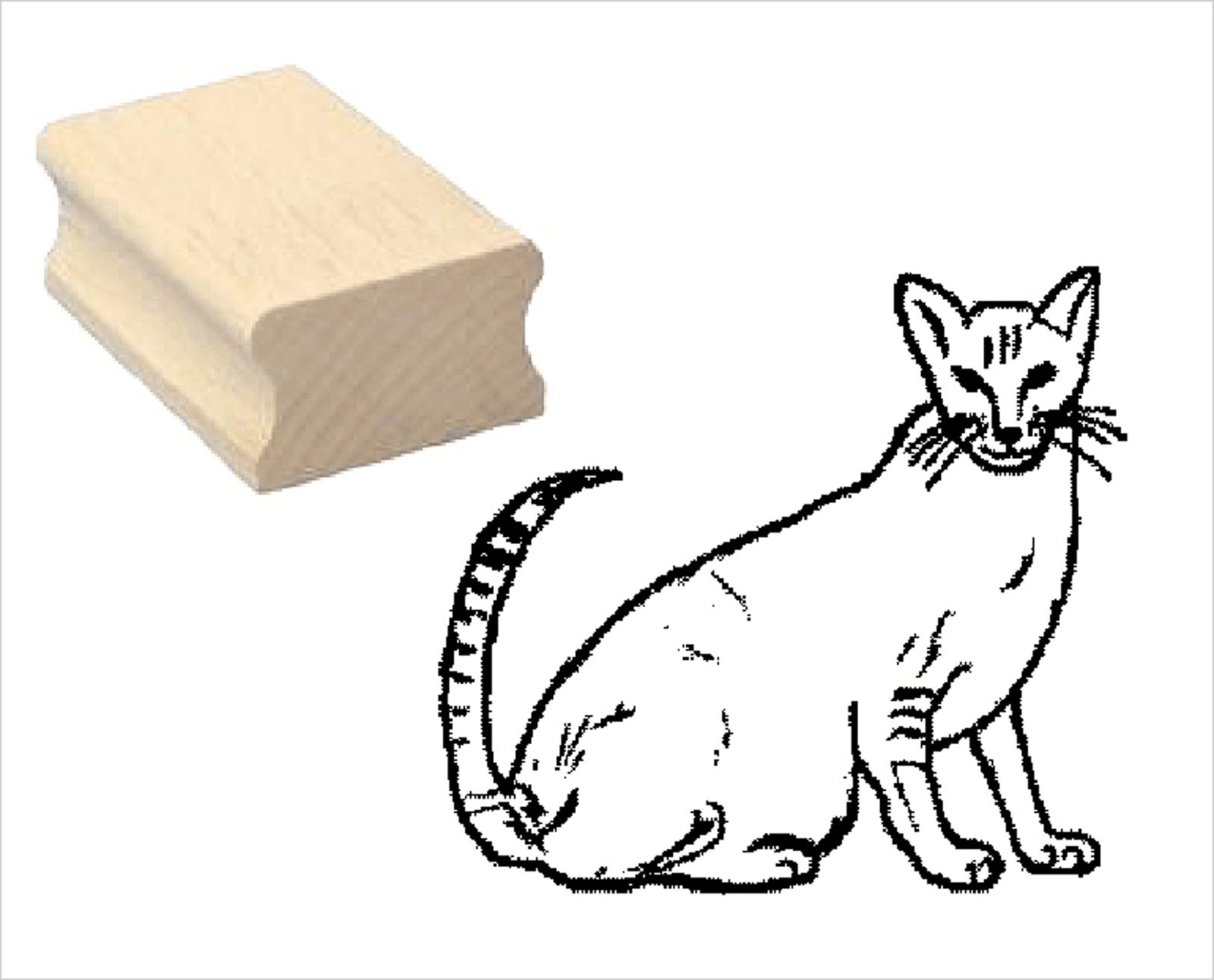 Motivstempel « Siamkatze »