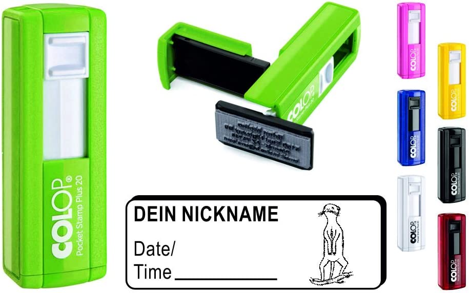 Geocachingstempel « Niedliches Erdmännchen »