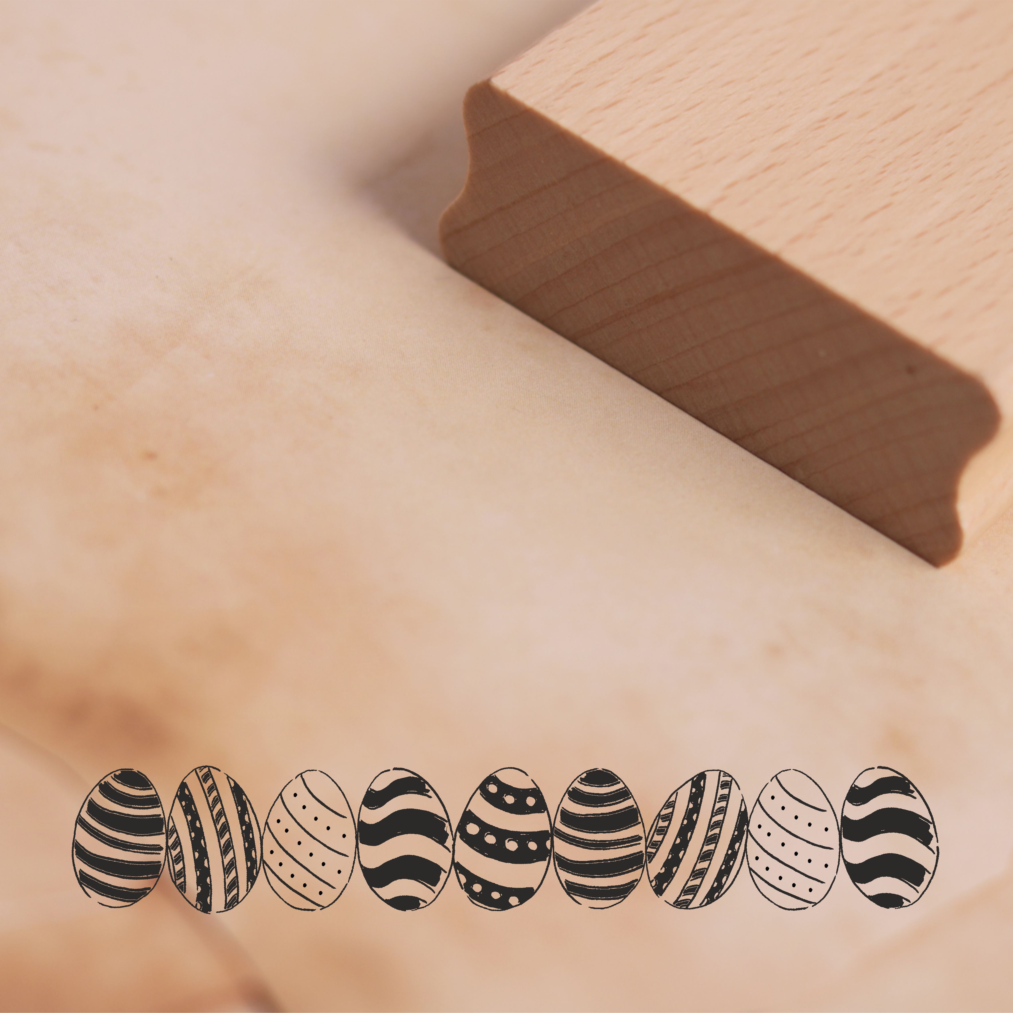 Motivstempel Osterei Bordüre Stempel 98 x 17 mm