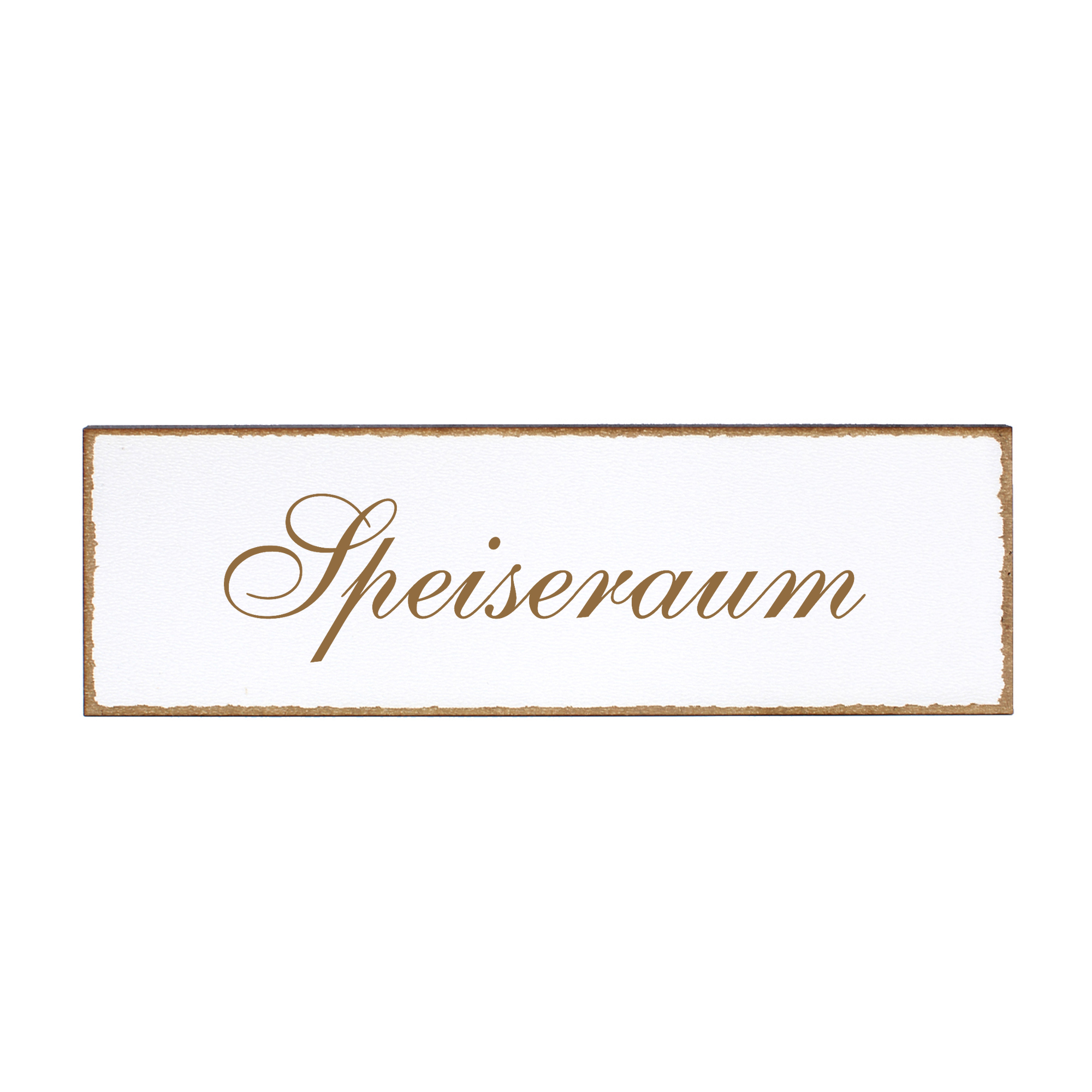 Deko Türschild - Speiseraum - Schild 150 x 50 mm - Schilder Türschilder
