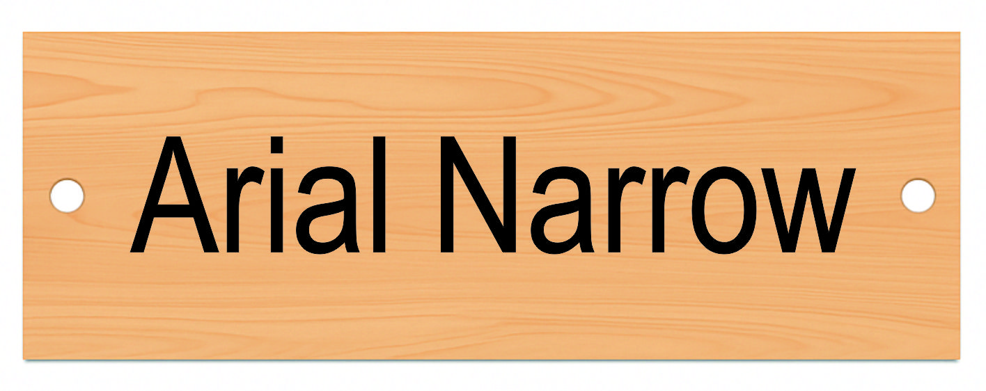 Arial Narrow