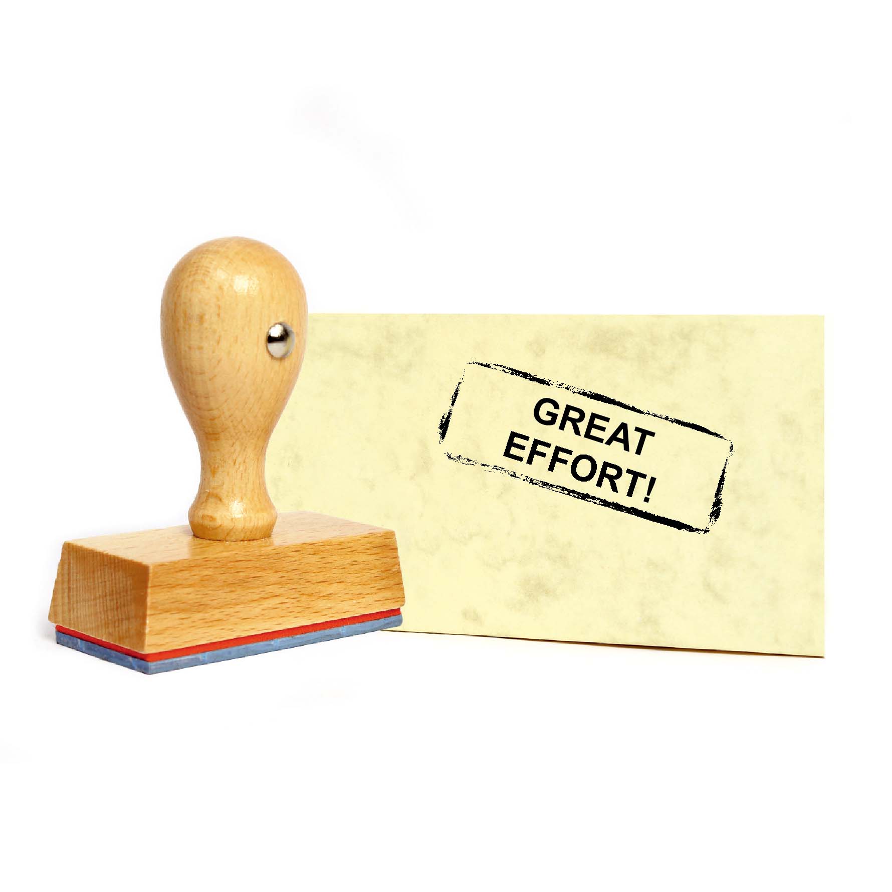 Lehrerstempel Stempel GREAT EFFORT Schulstempel Englisch Motivation Bewertung Bürostempel 49 x 19 mm