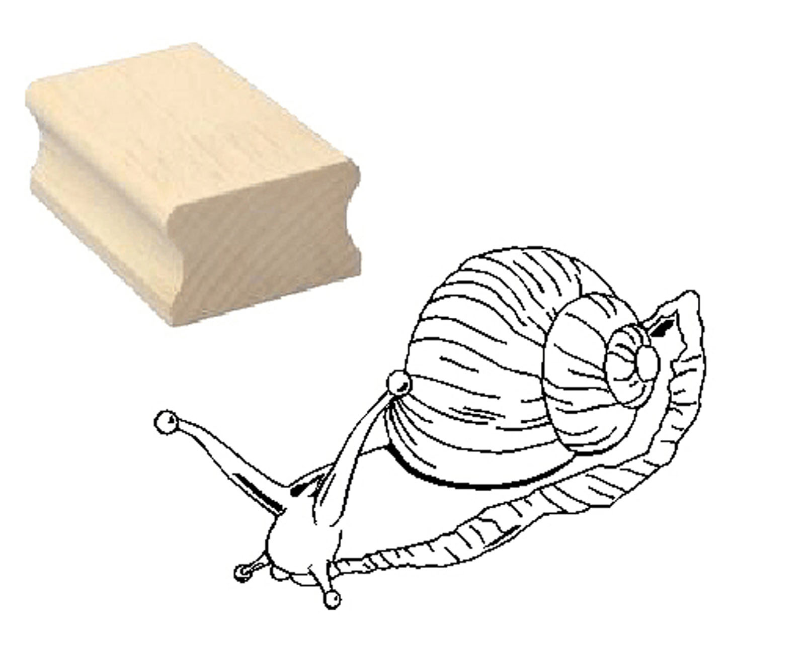 Motivstempel « Schnecke 01 »