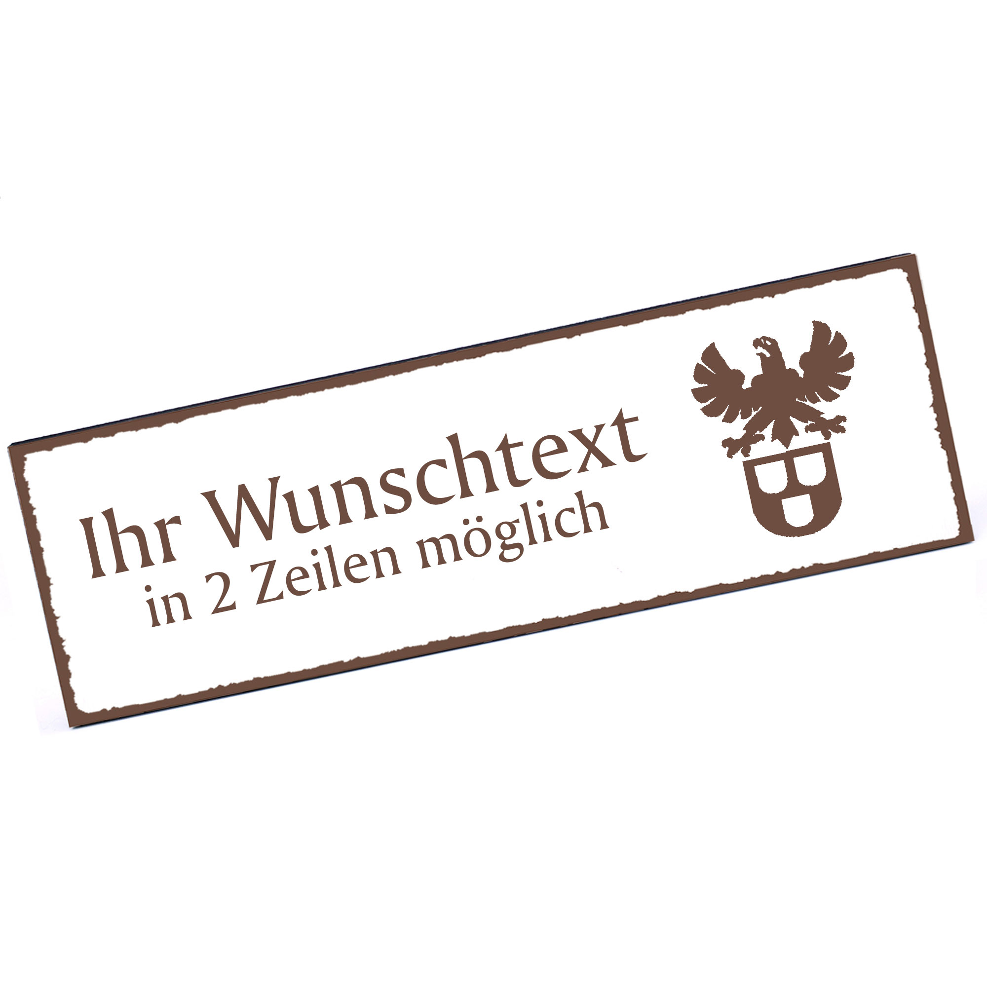 Türschild Maler  Namensschild personalisiert mit Gravur - 150mm x 50mm - selbstklebend