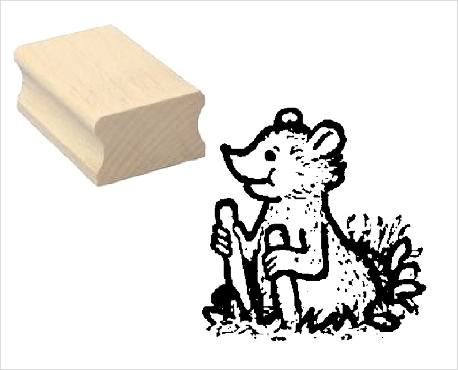 Motivstempel « Mäuschen auf der Leiter »