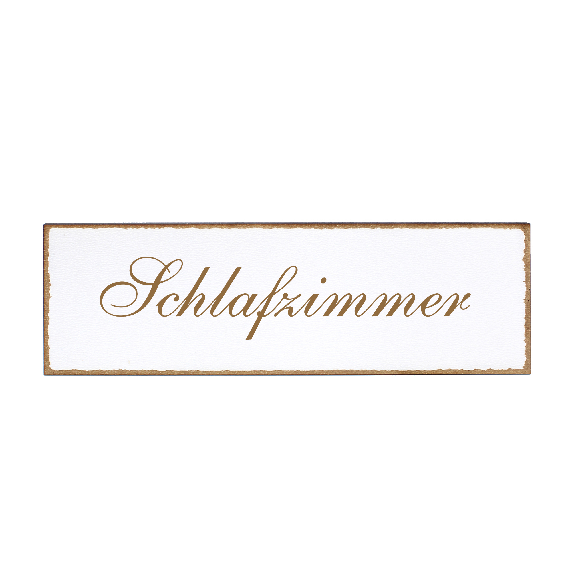 Deko Türschild - Schlafzimmer - Schild 150 x 50 mm - Schilder Türschilder