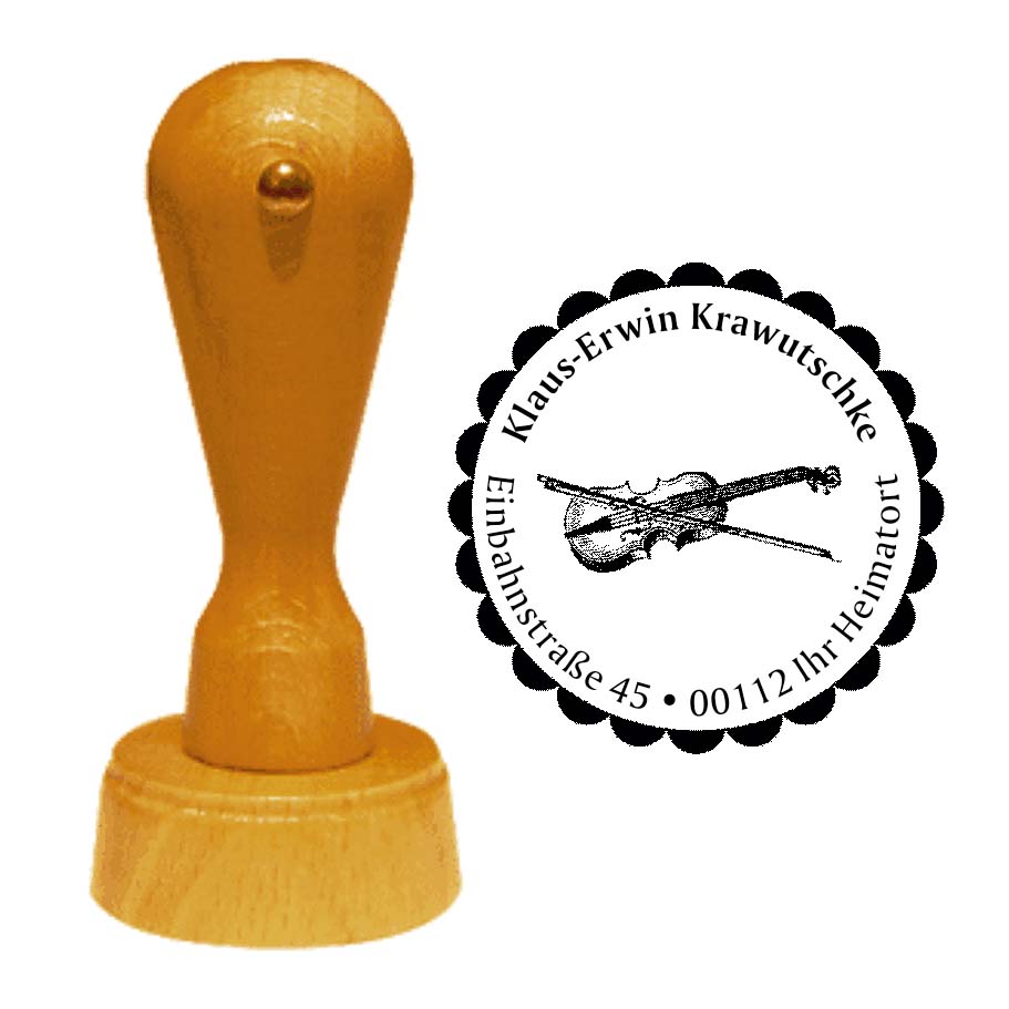 Adressenstempel « GEIGE »