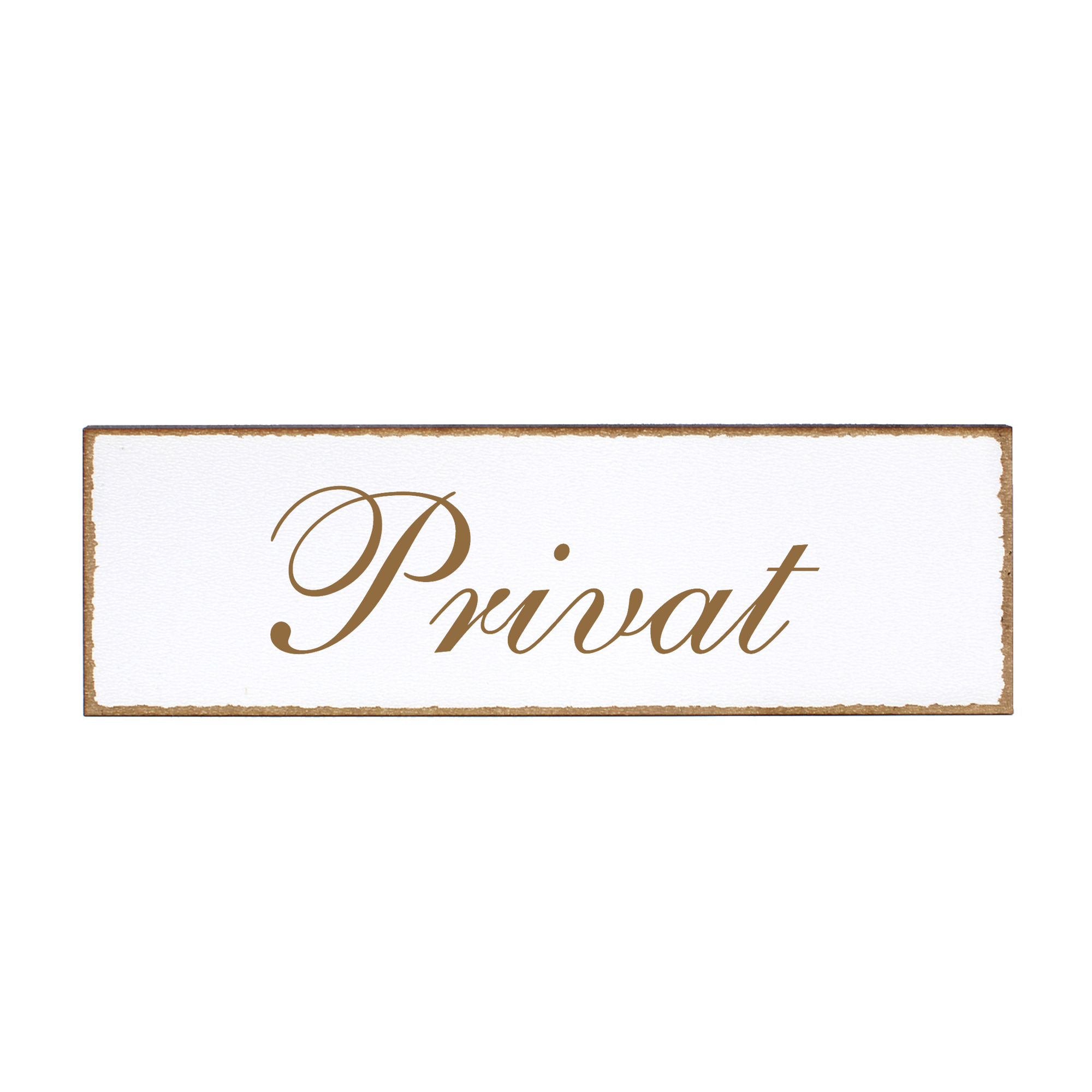 Deko Türschild - Privat - Schild 150 x 50 mm - Schilder Türschilder