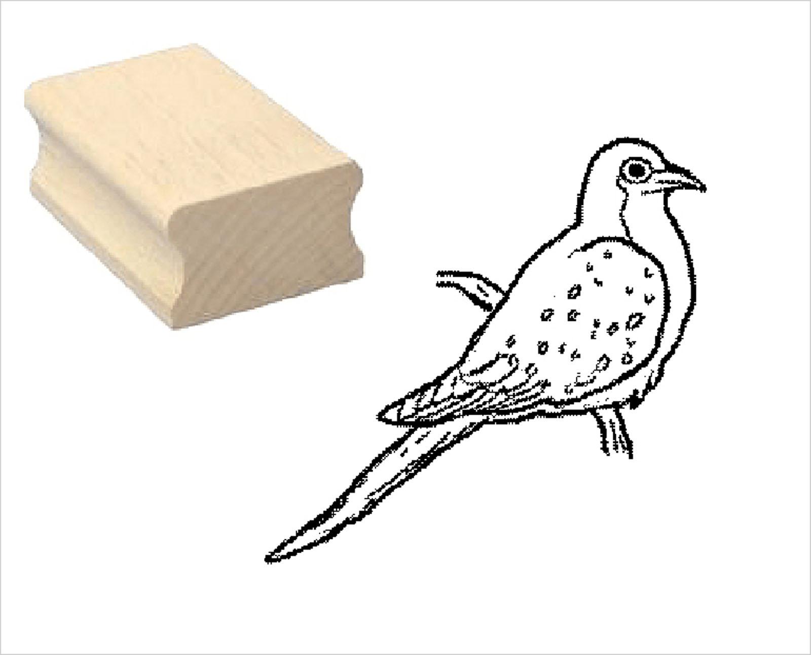 Motivstempel « TAUBE DIAMANTTAUBE »
