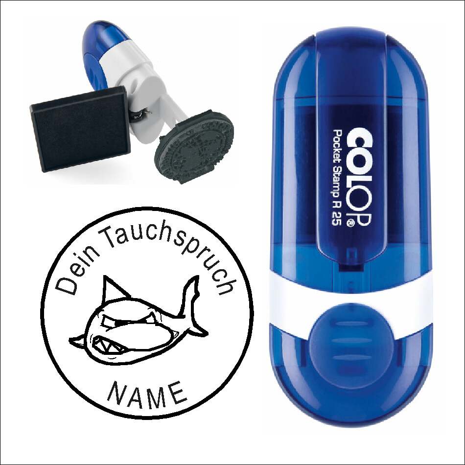 Taucherstempel « Hai 2 »