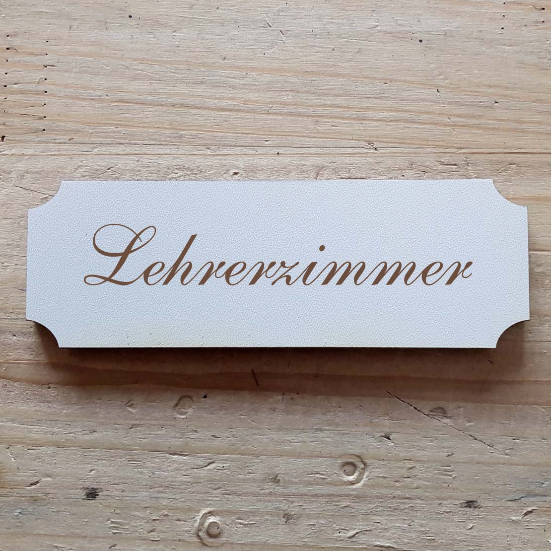 Selbstklebendes Schild « Lehrerzimmer »