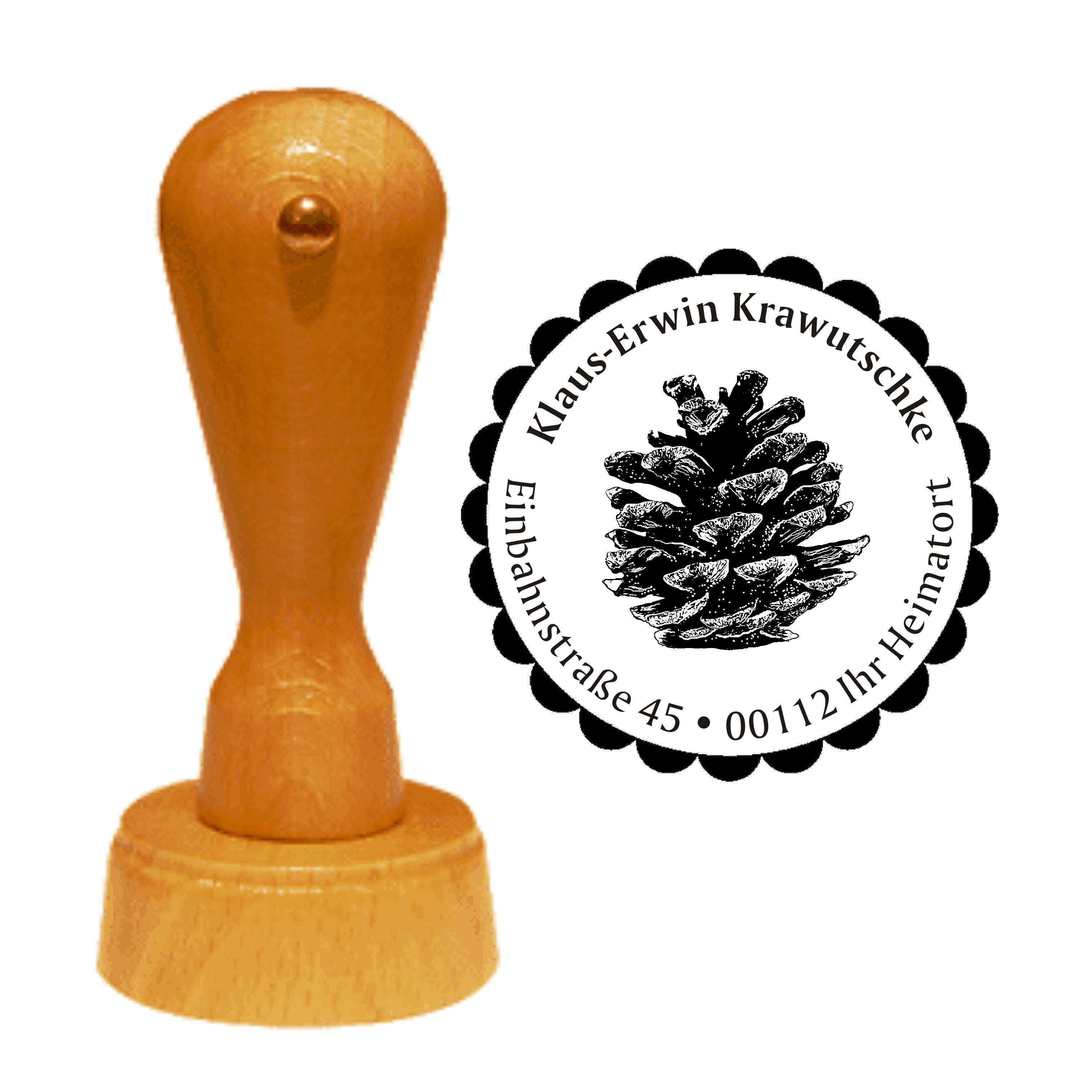 Adressenstempel « ZAPFEN »