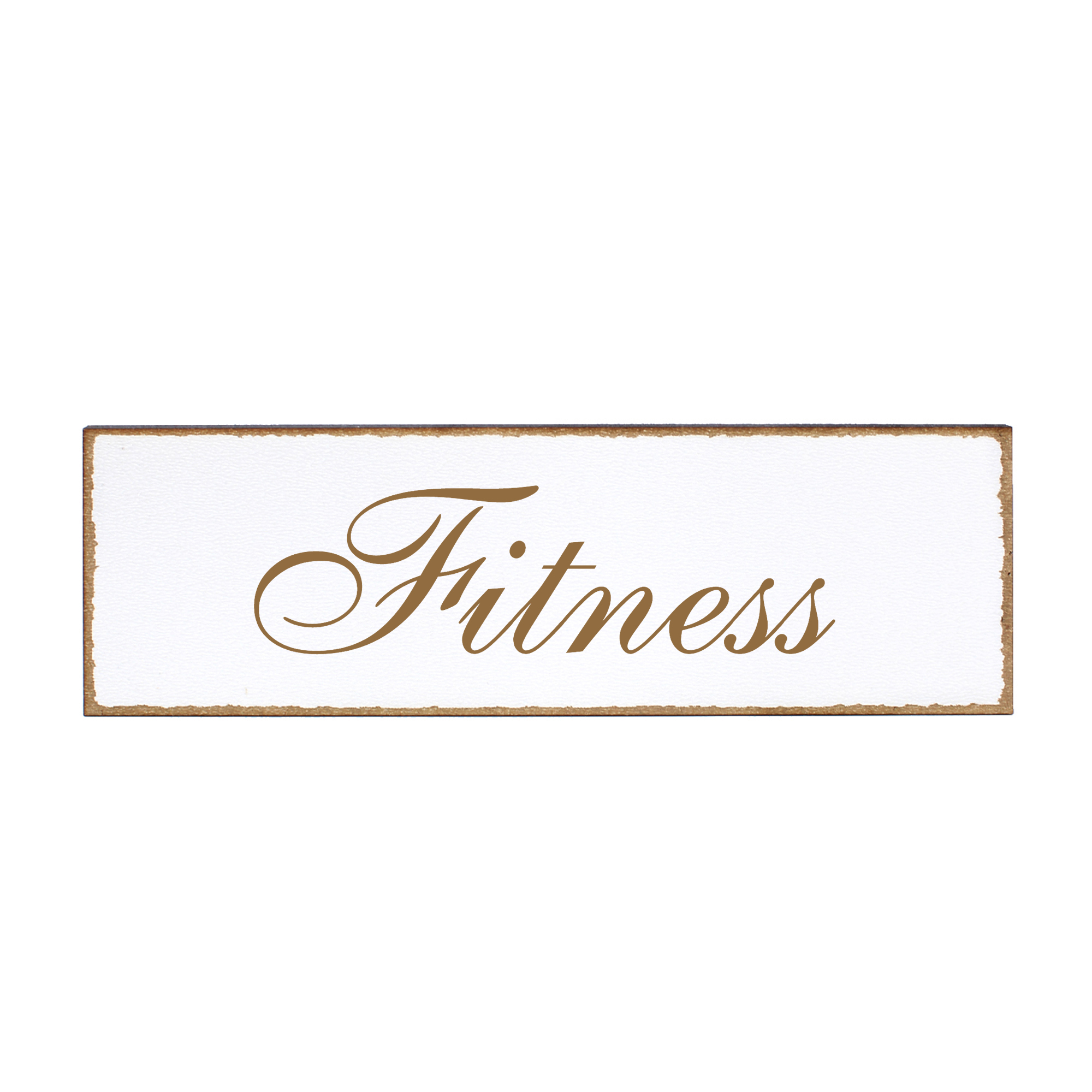 Deko Türschild - Fitness - Schild 150 x 50 mm - Schilder Türschilder