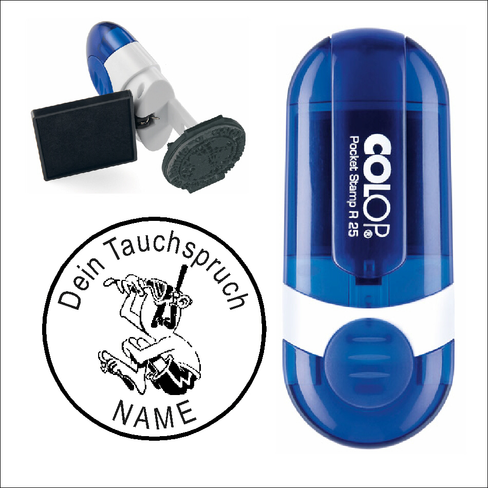 Taucherstempel « Taucher 3 »