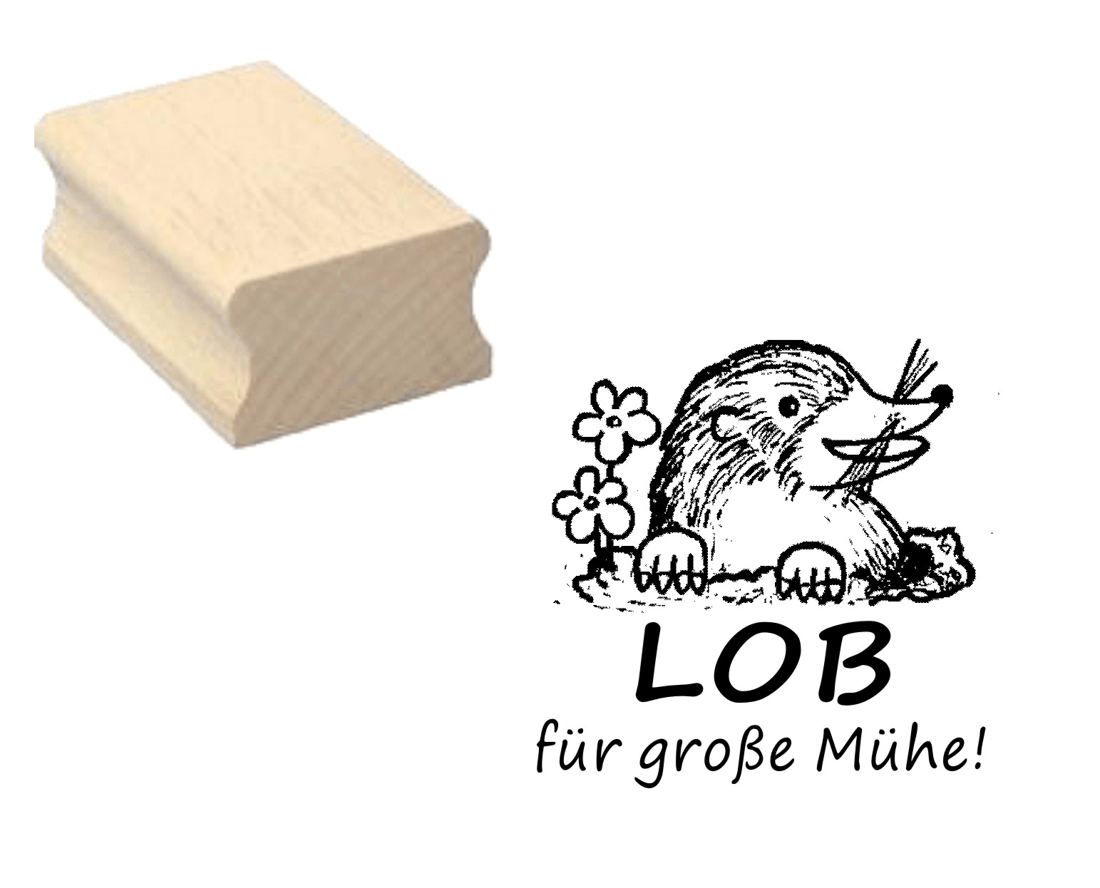 Lehrerstempel « Lob für große Mühe! »