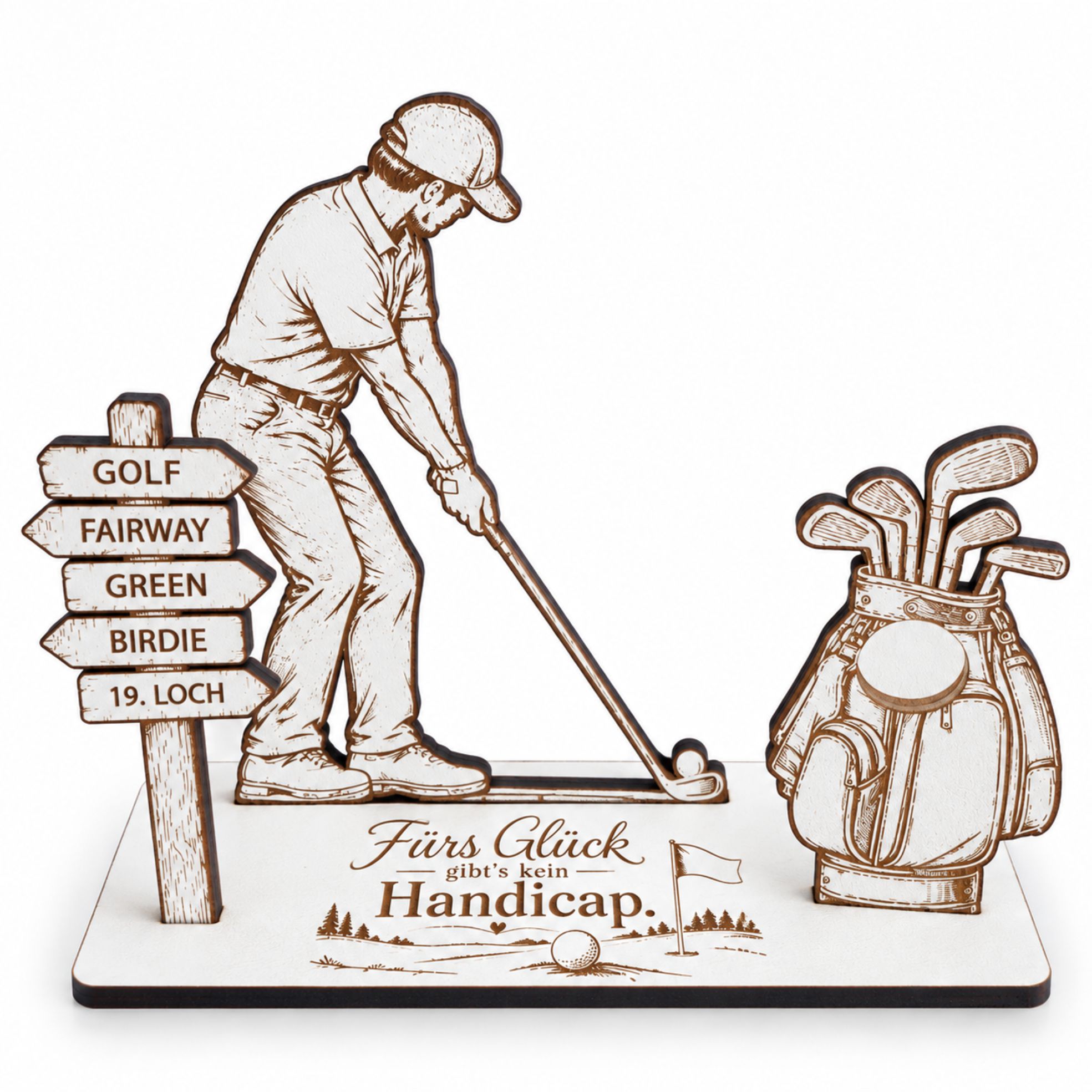 Golf Geldgeschenk Sport Geschenk für Golfer 11 x 12 cm