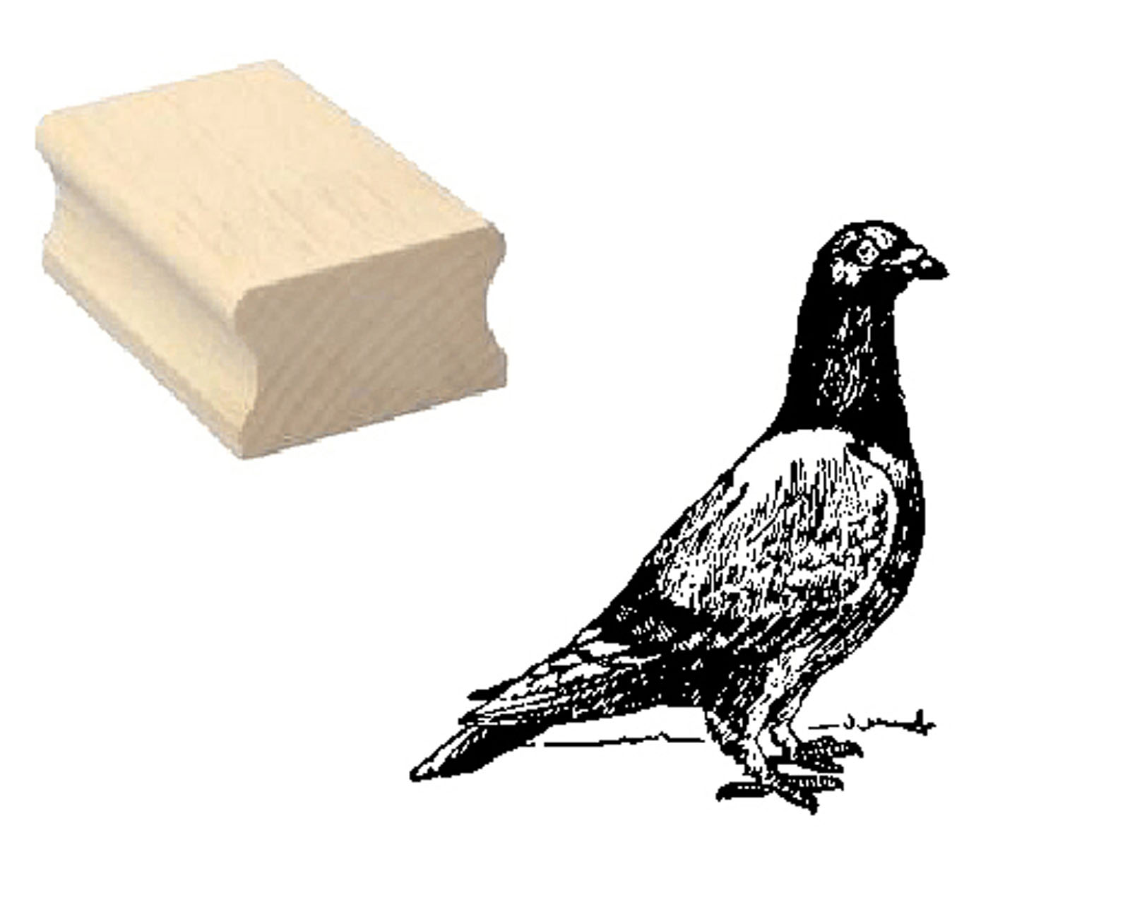 Motivstempel « TAUBE 02 »