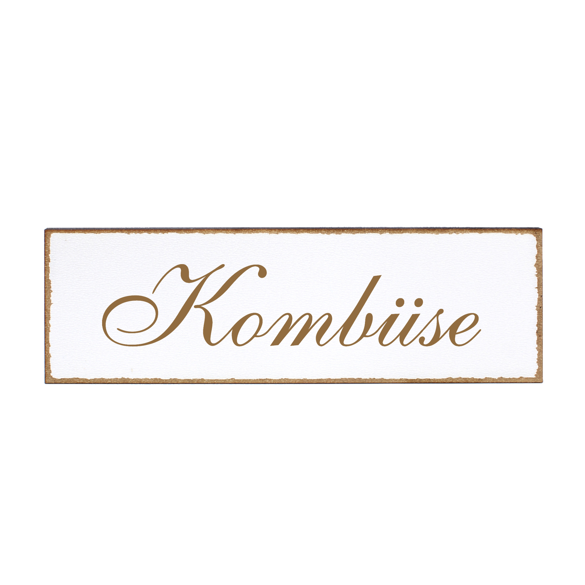 Deko Türschild - Kombüse - Schild 150 x 50 mm - Schilder Türschilder