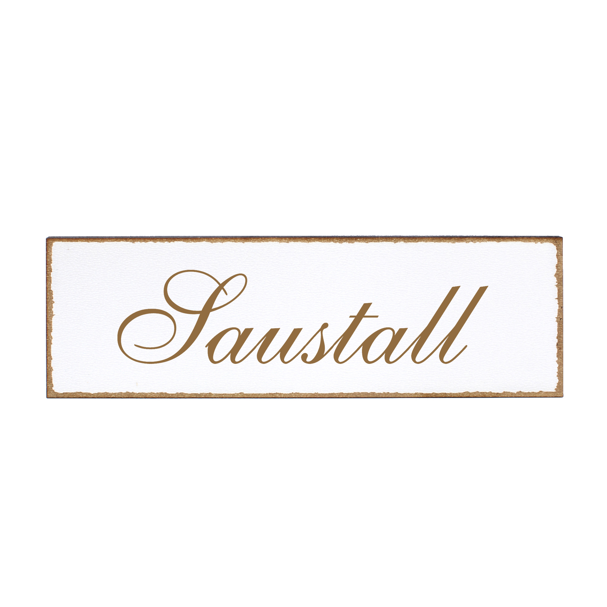 Deko Türschild - Saustall - Schild 150 x 50 mm - Schilder Türschilder