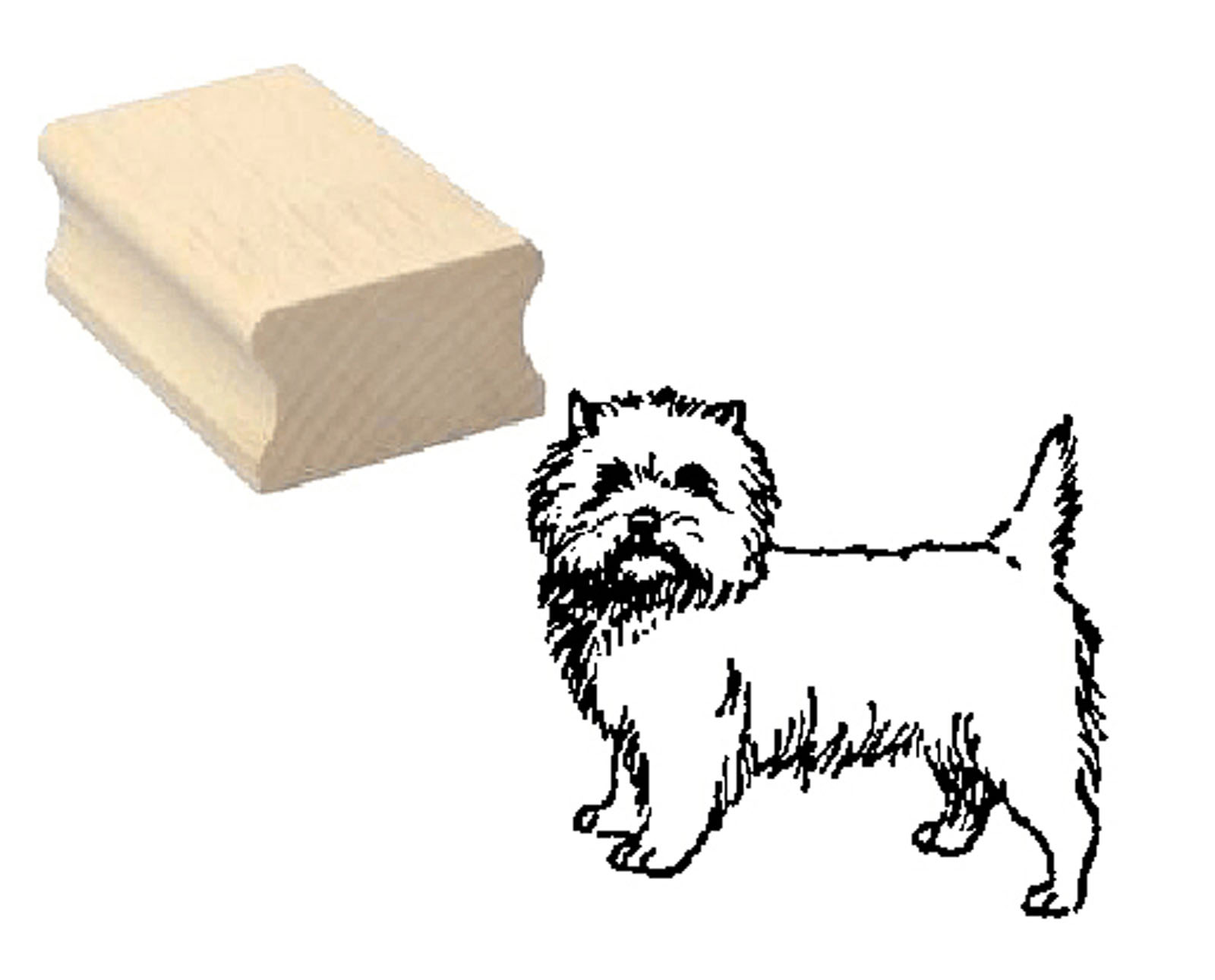 Motivstempel « WEST HIGHLAND WHITE TERRIER 02 » Hund