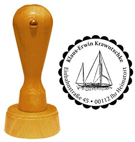 Adressenstempel « SEGELBOOT 01 »