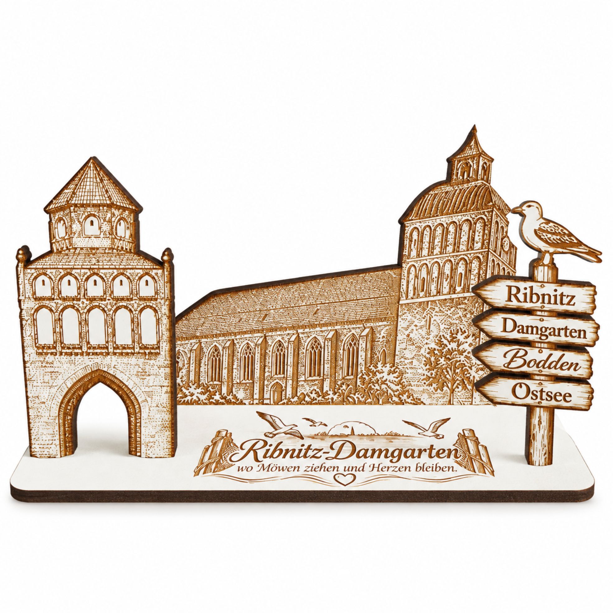 Ribnitz-Damgarten Geldgeschenk Reisegutschein Ostsee 14x8cm