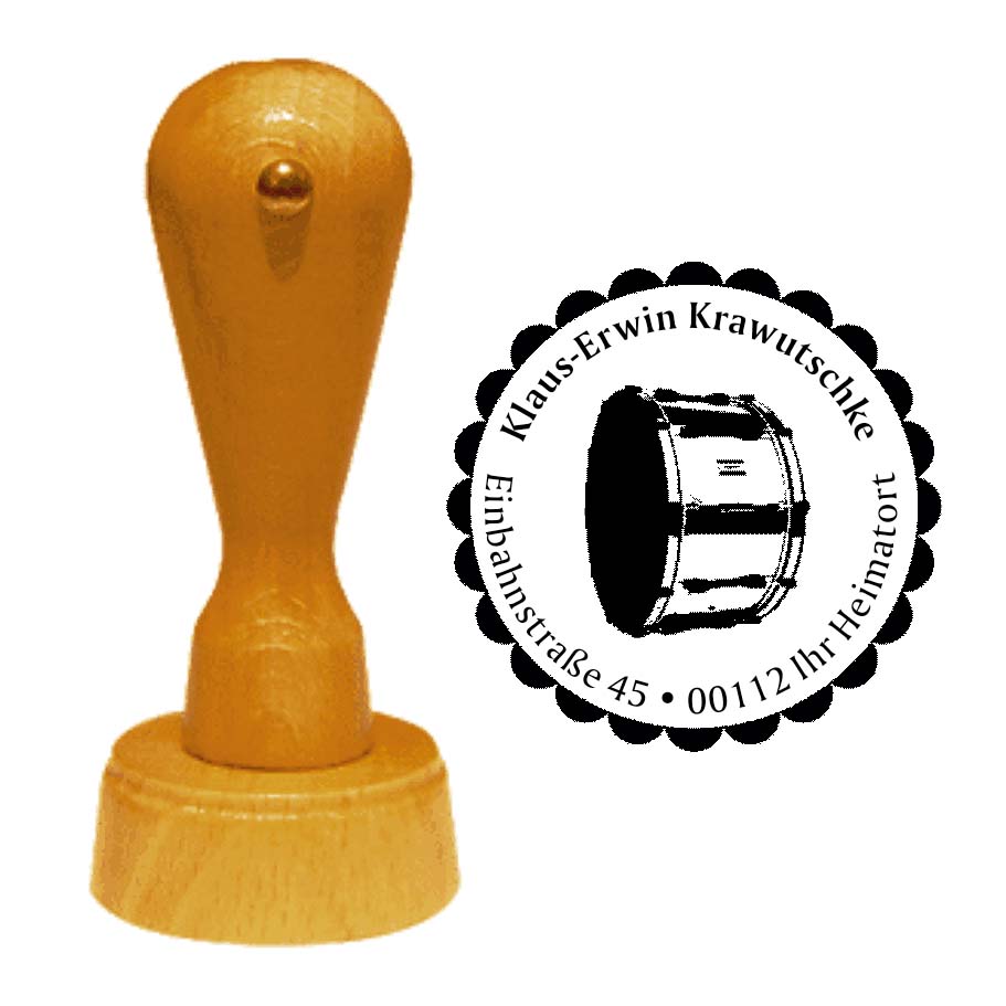 Adressenstempel « PAUKE »