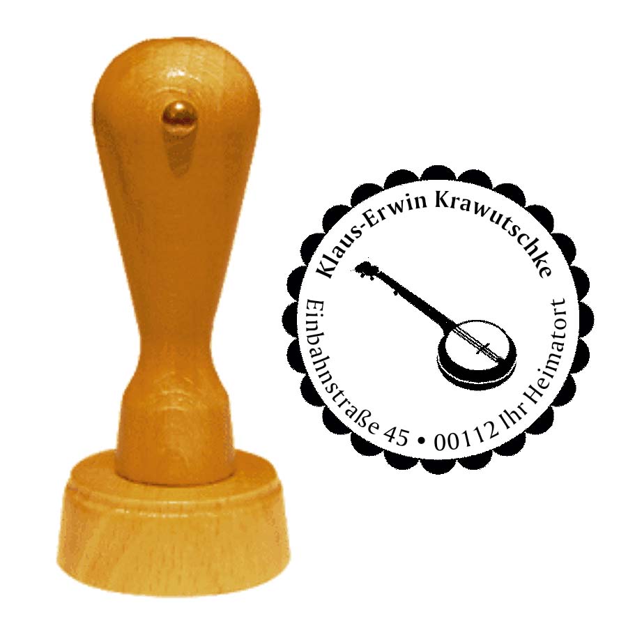 Adressenstempel « BANJO »