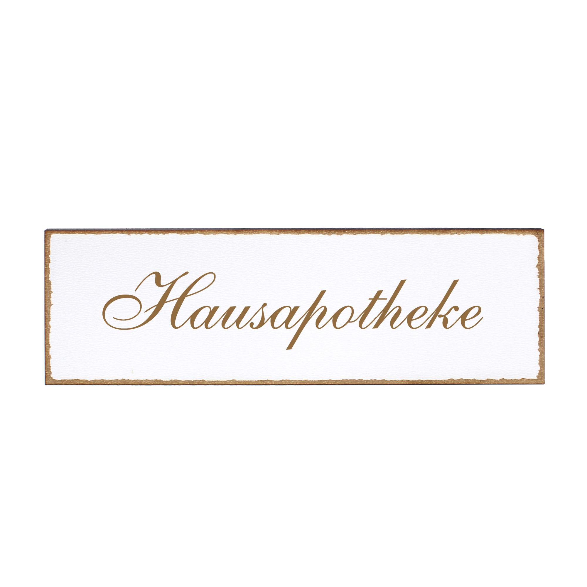 Deko Türschild - Hausapotheke - Schild 150 x 50 mm - Schilder Türschilder
