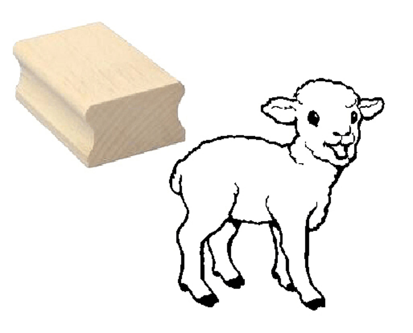 Motivstempel « Lamm »