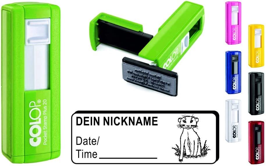 Geocachingstempel « Erdmännchen guckt aus dem Loch »