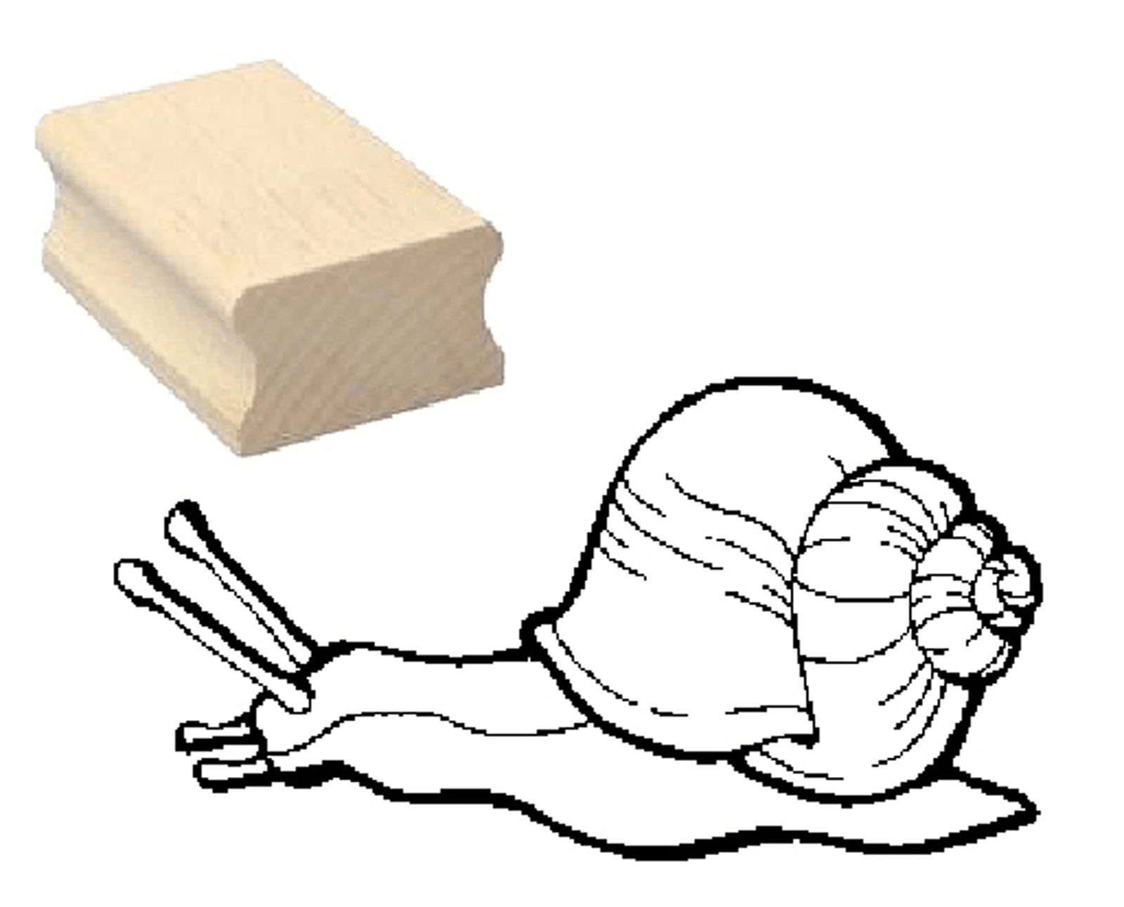 Motivstempel « Schnecke 02 »