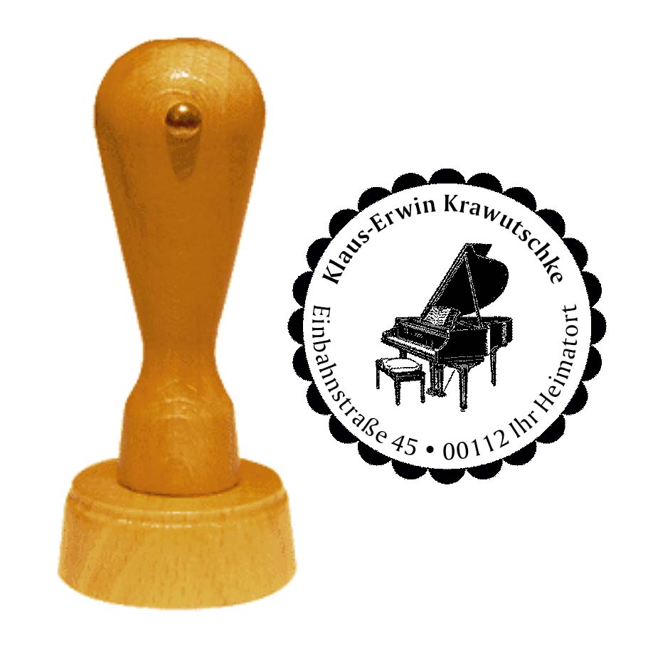 Adressenstempel « FLÜGEL »