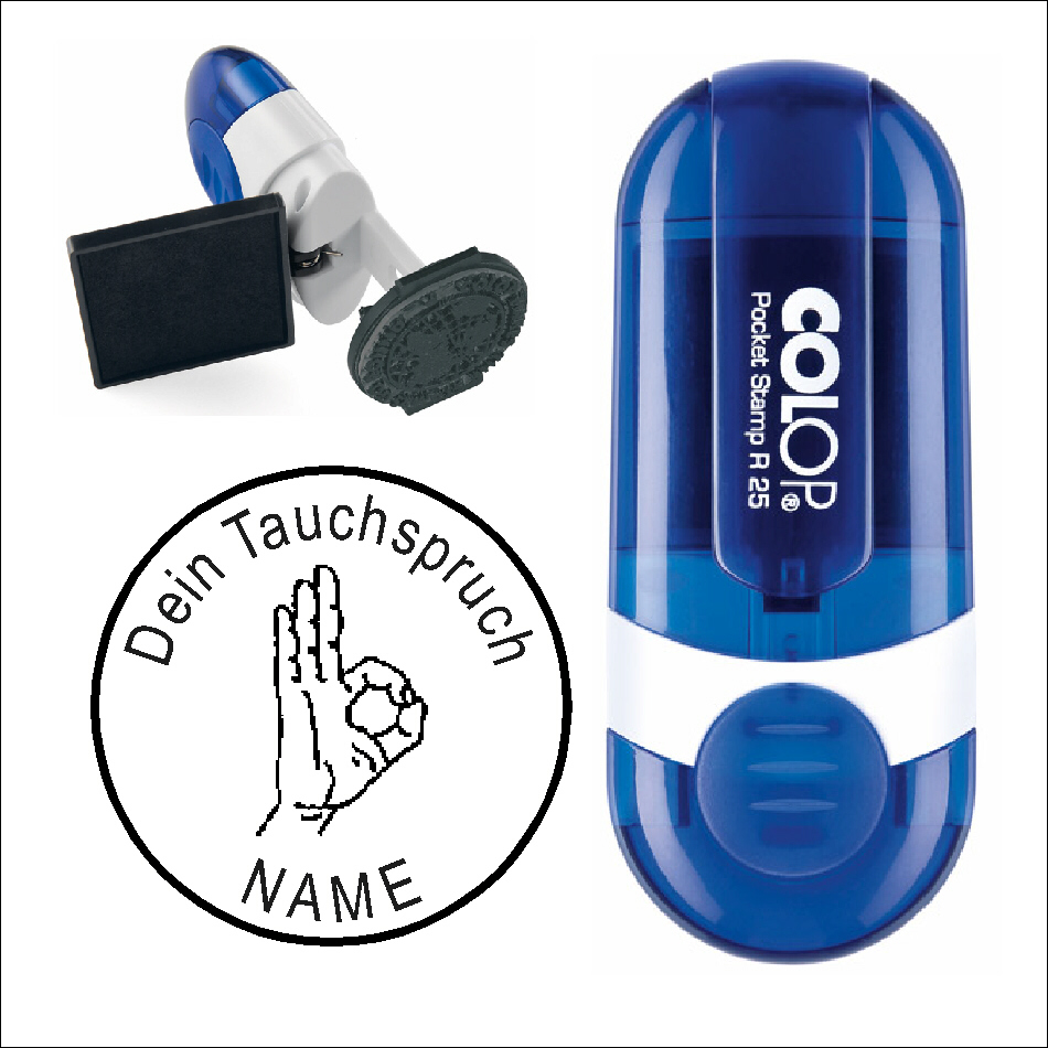 Taucherstempel « Tauchzeichen OK »