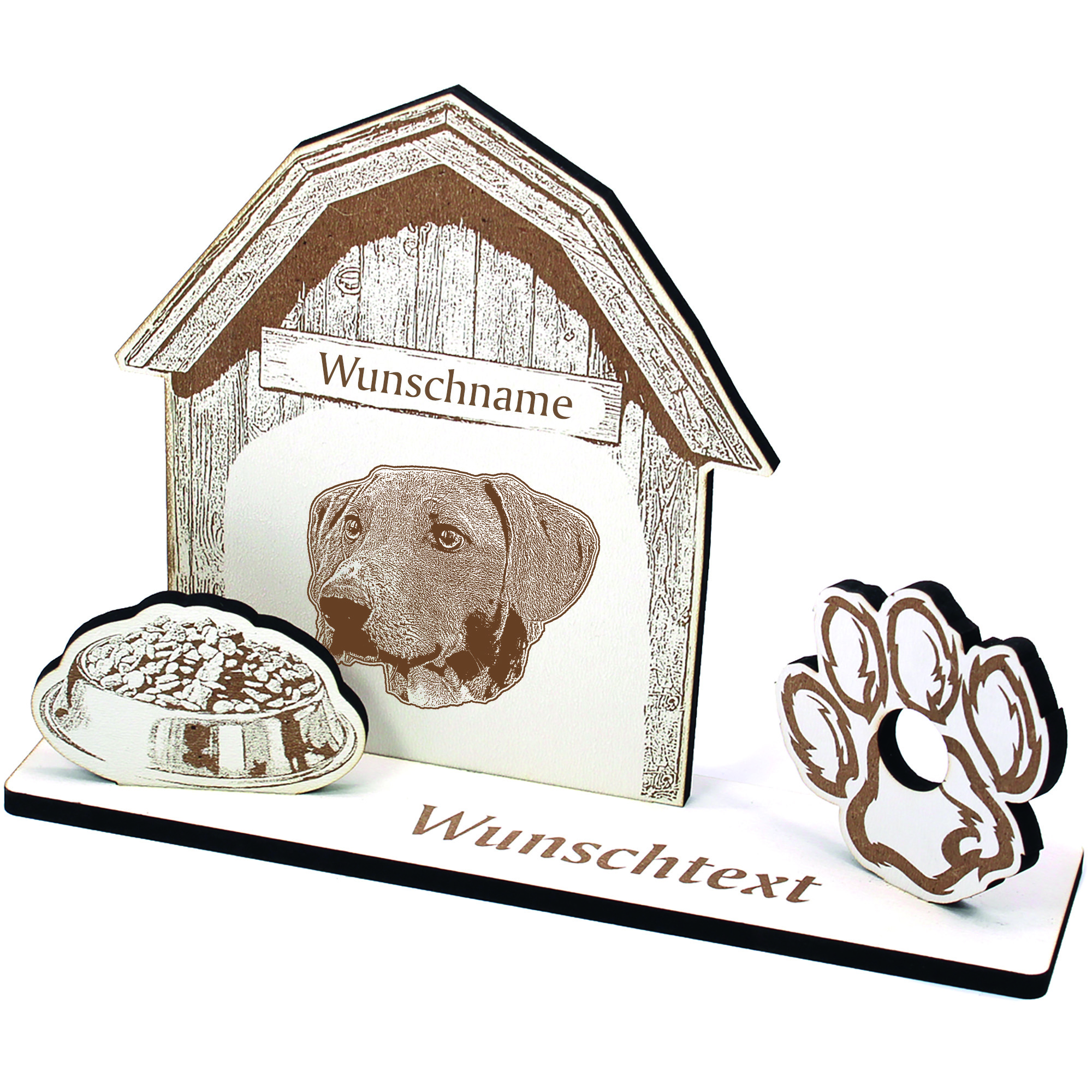 Geldgeschenk Hund Azawakh  - personalisiert 20x14cm