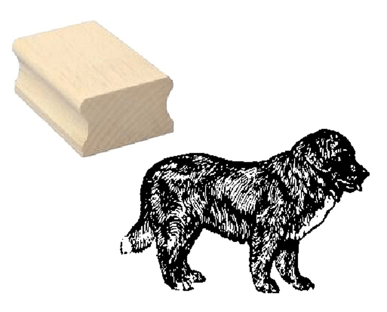 Motivstempel « NEUFUNDLÄNDER » Hund