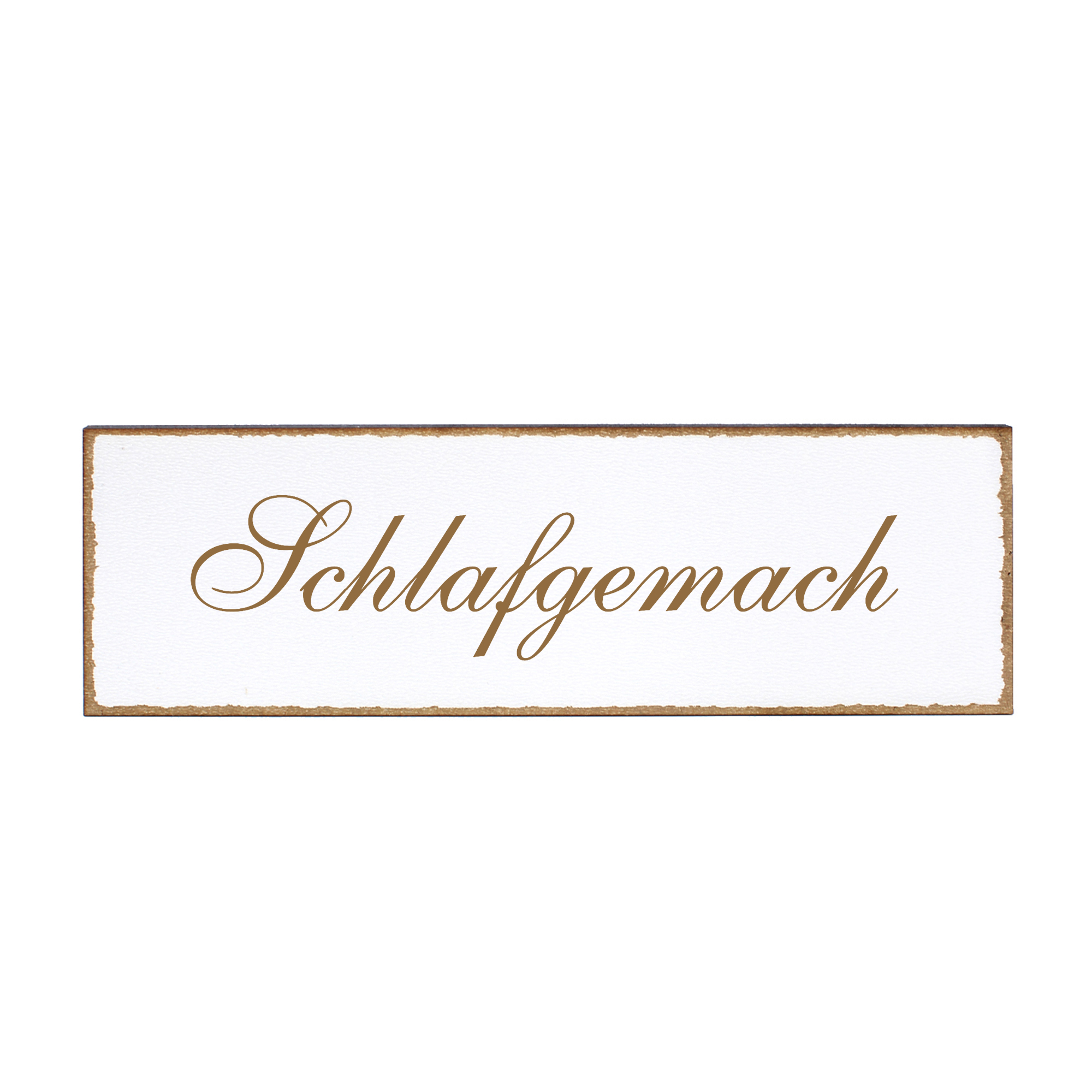 Deko Türschild - Schlafgemach - Schild 150 x 50 mm - Schilder Türschilder