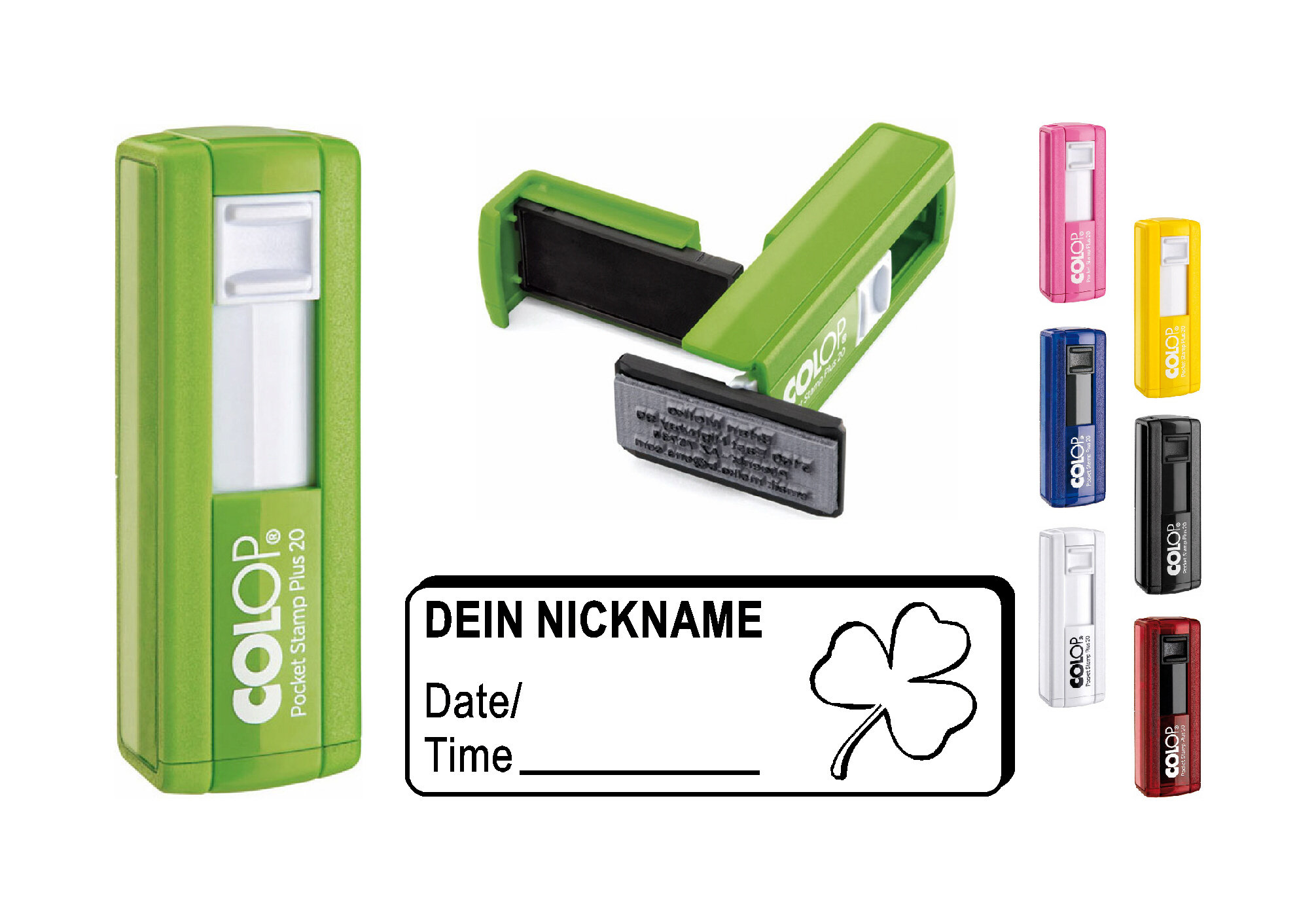 Geocachingstempel « Kleeblatt »