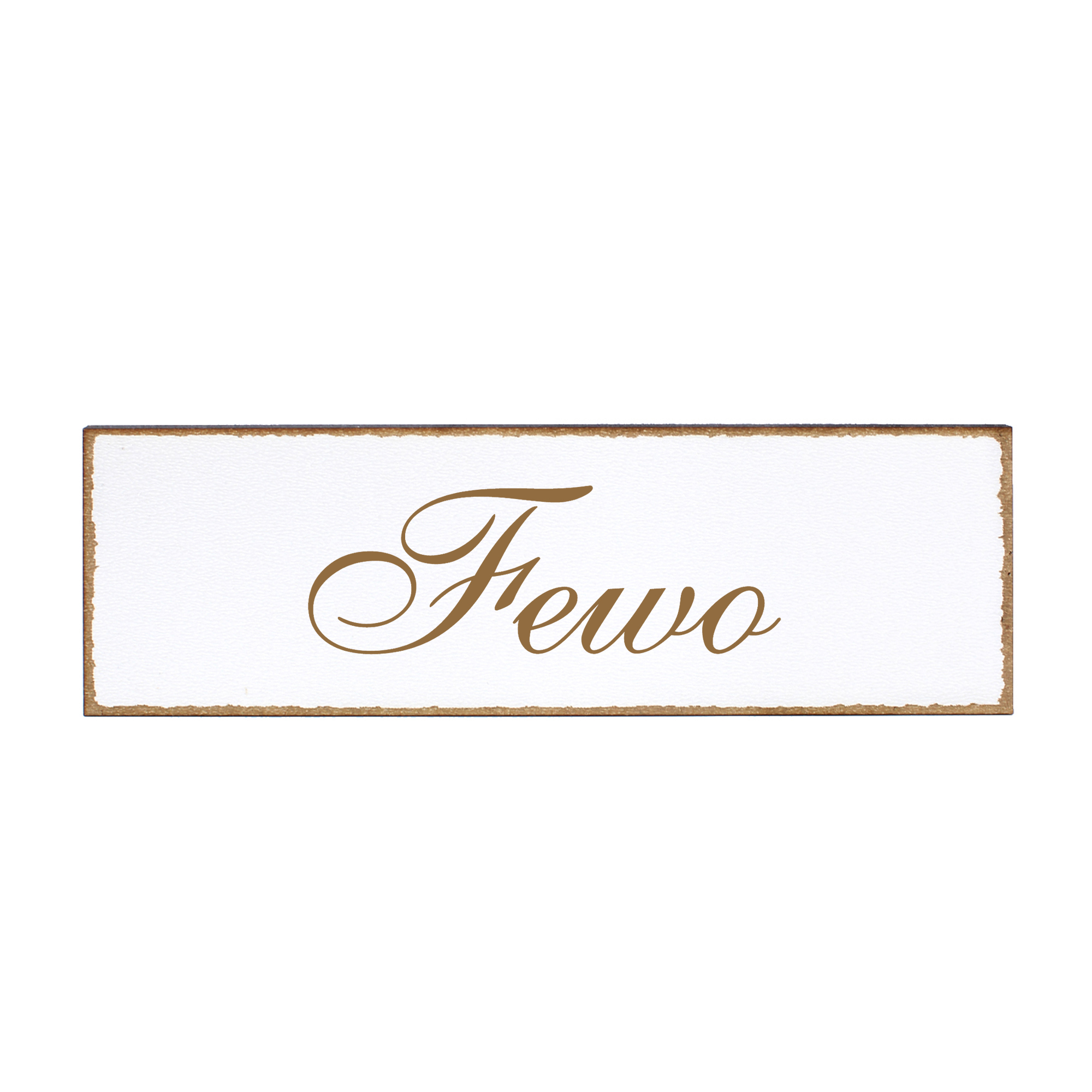 Deko Türschild - Fewo - Schild 150 x 50 mm - Schilder Türschilder