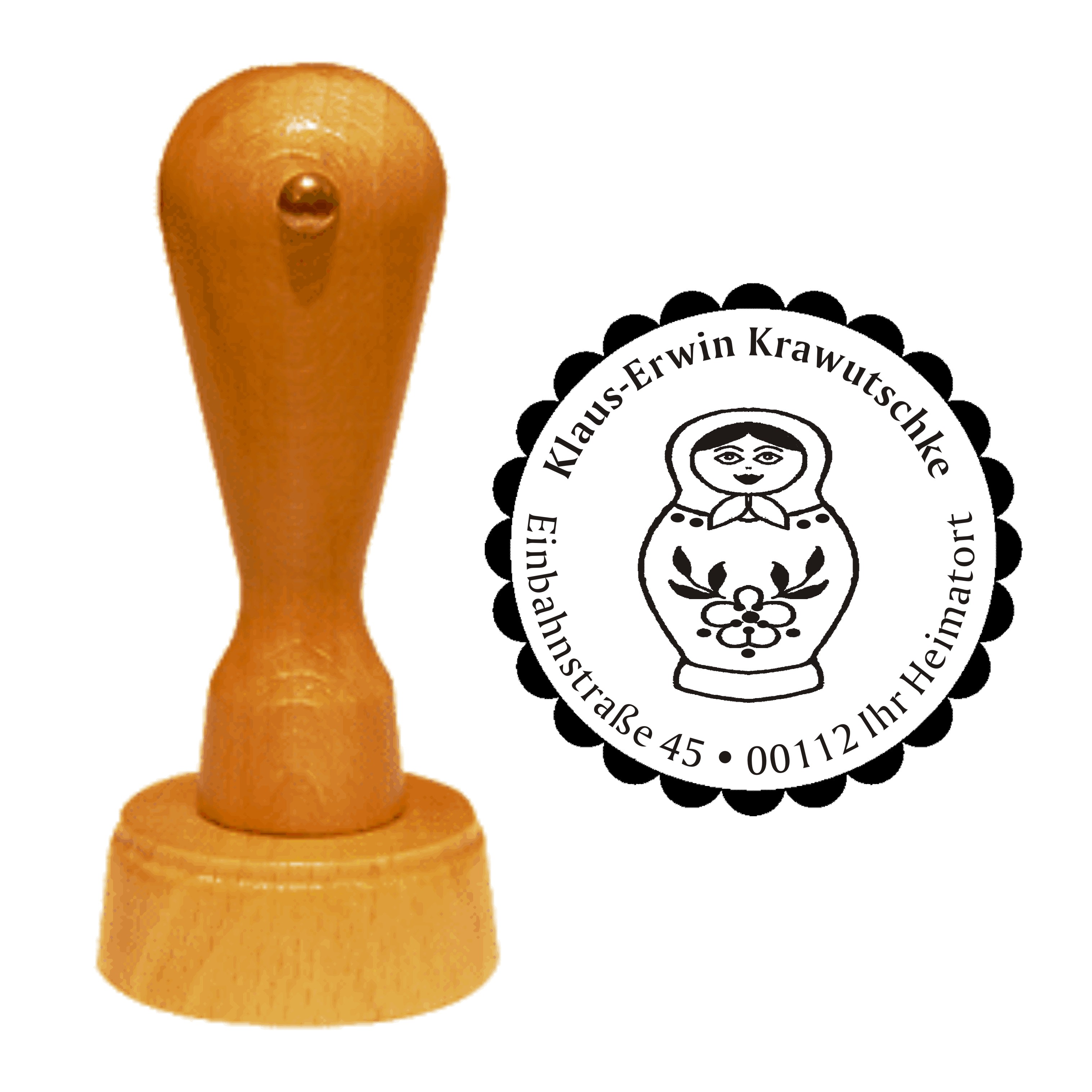 Adressenstempel « MATROSCHKA »