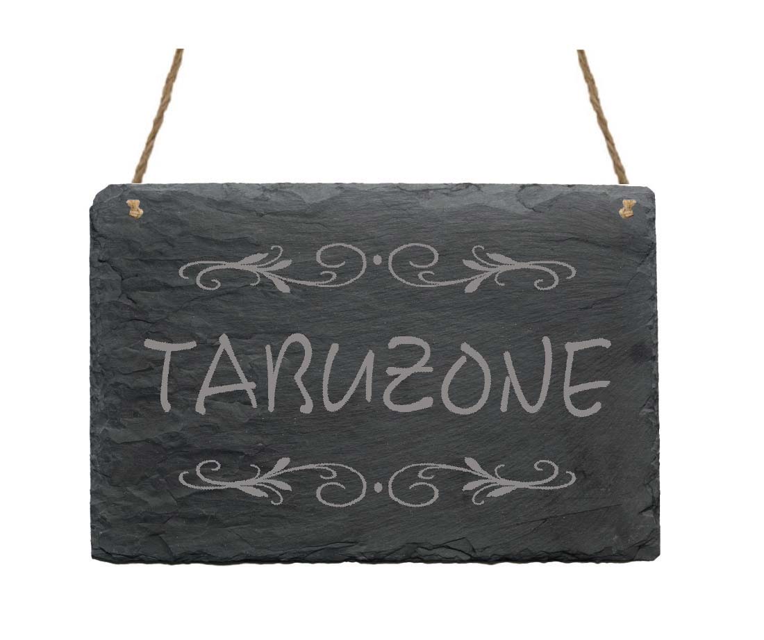 Schiefertafel « Tabuzone »