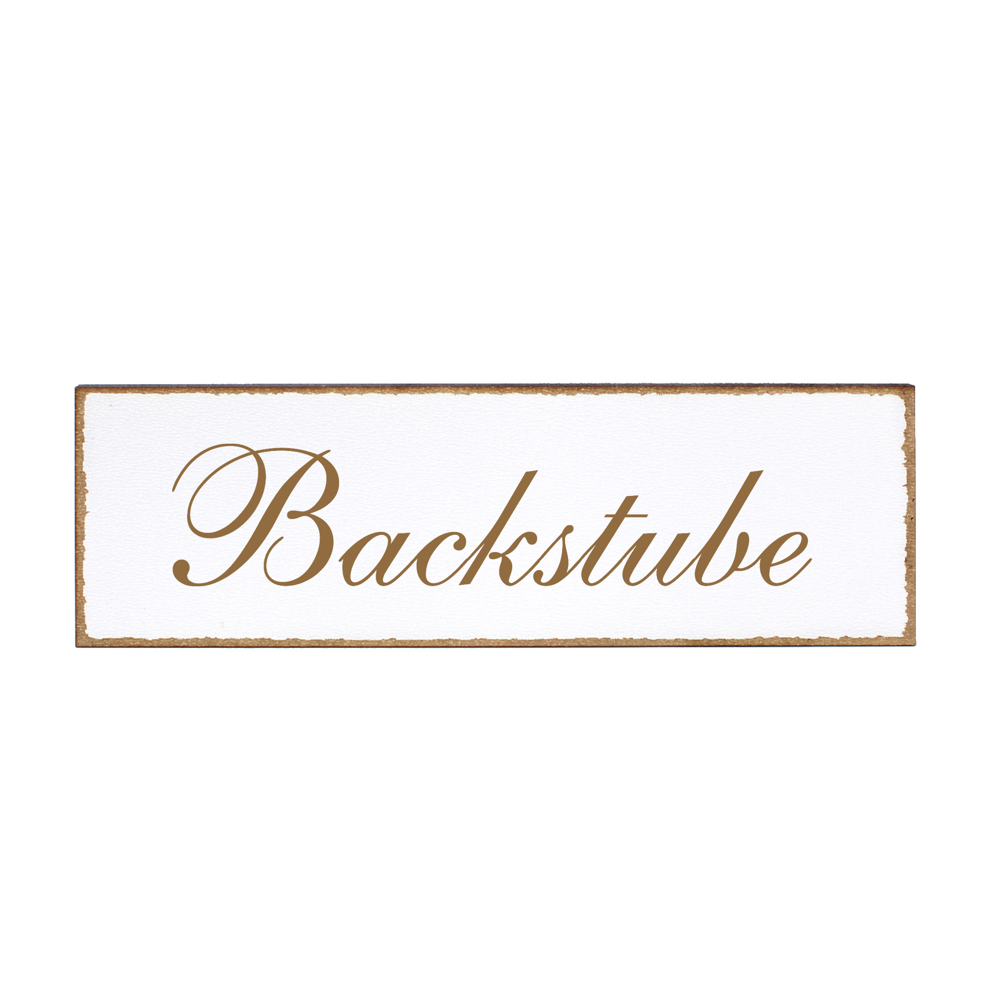 Deko Türschild - Backstube - Schild 150 x 50 mm - Schilder Türschilder