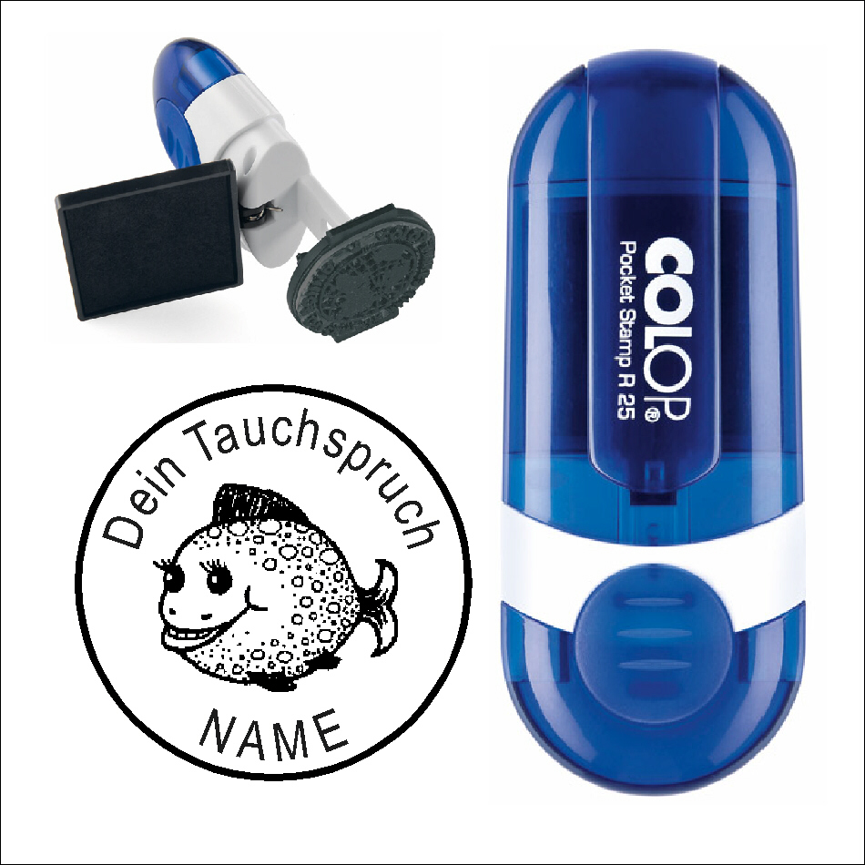 Taucherstempel « Kugelfisch »