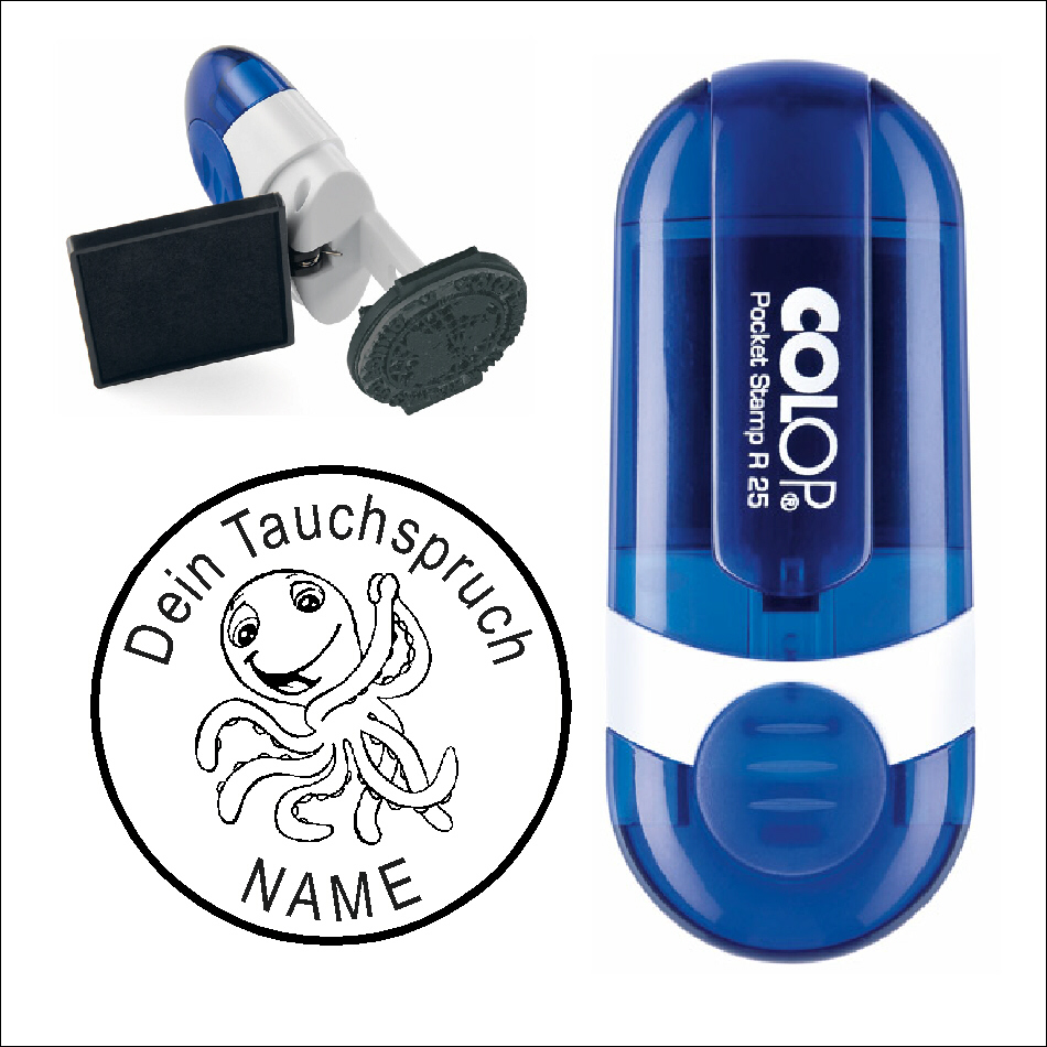 Taucherstempel « Oktopus Champion »