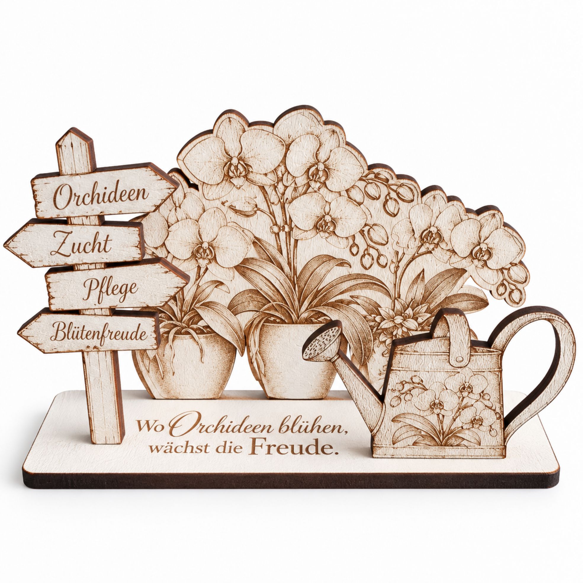 Orchideen Geldgeschenk Geschenk für Pflanzenfreunde 14x8cm
