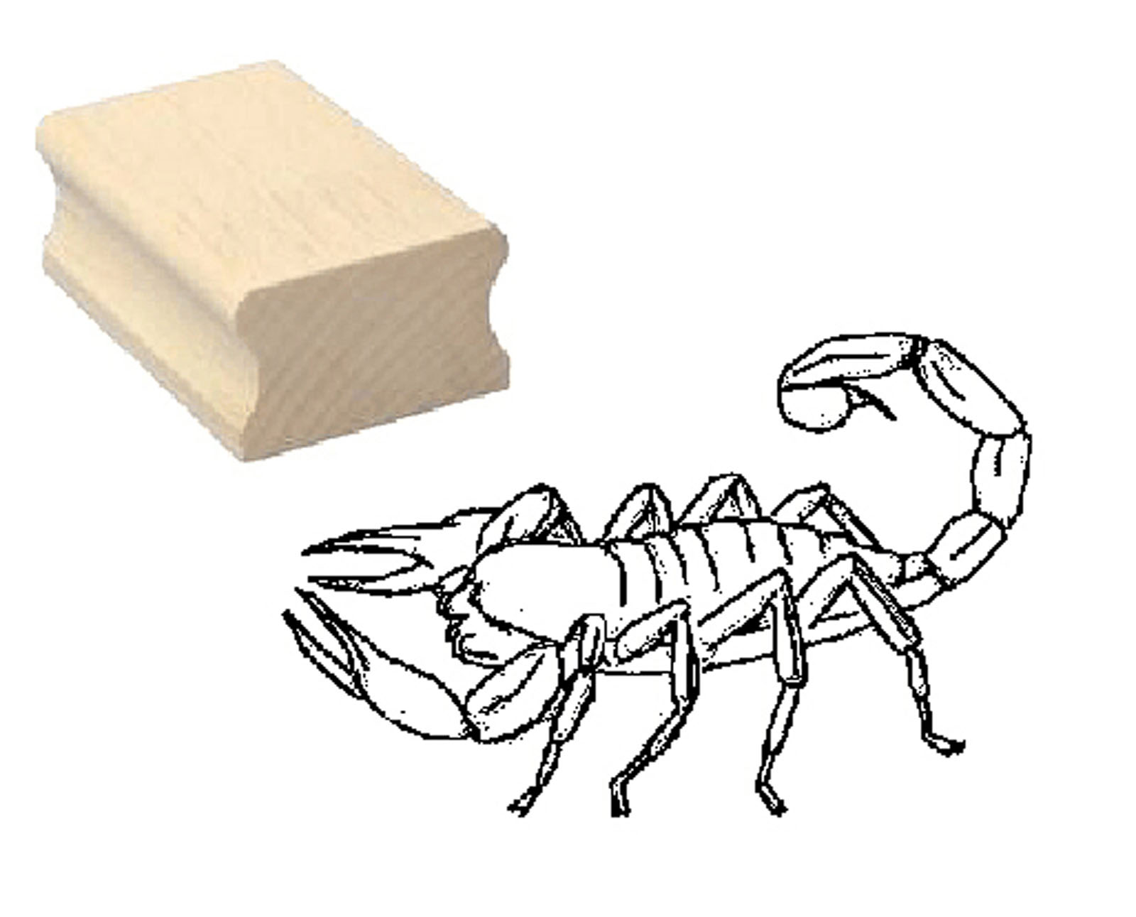Motivstempel « Skorpion »