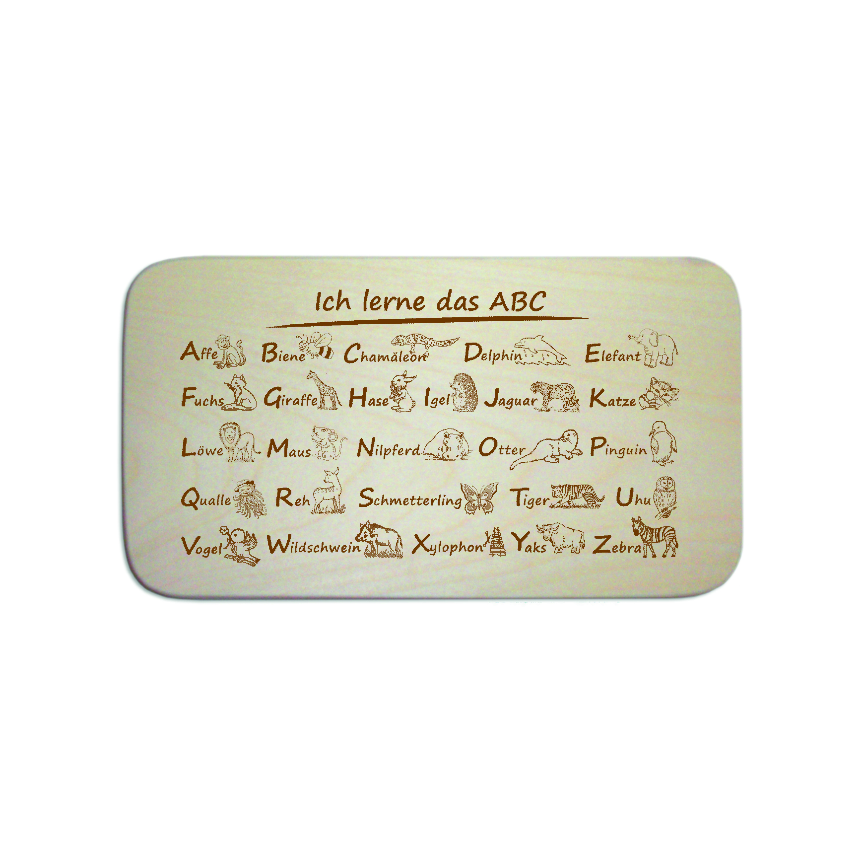 Frühstücksbrettchen « ABC »